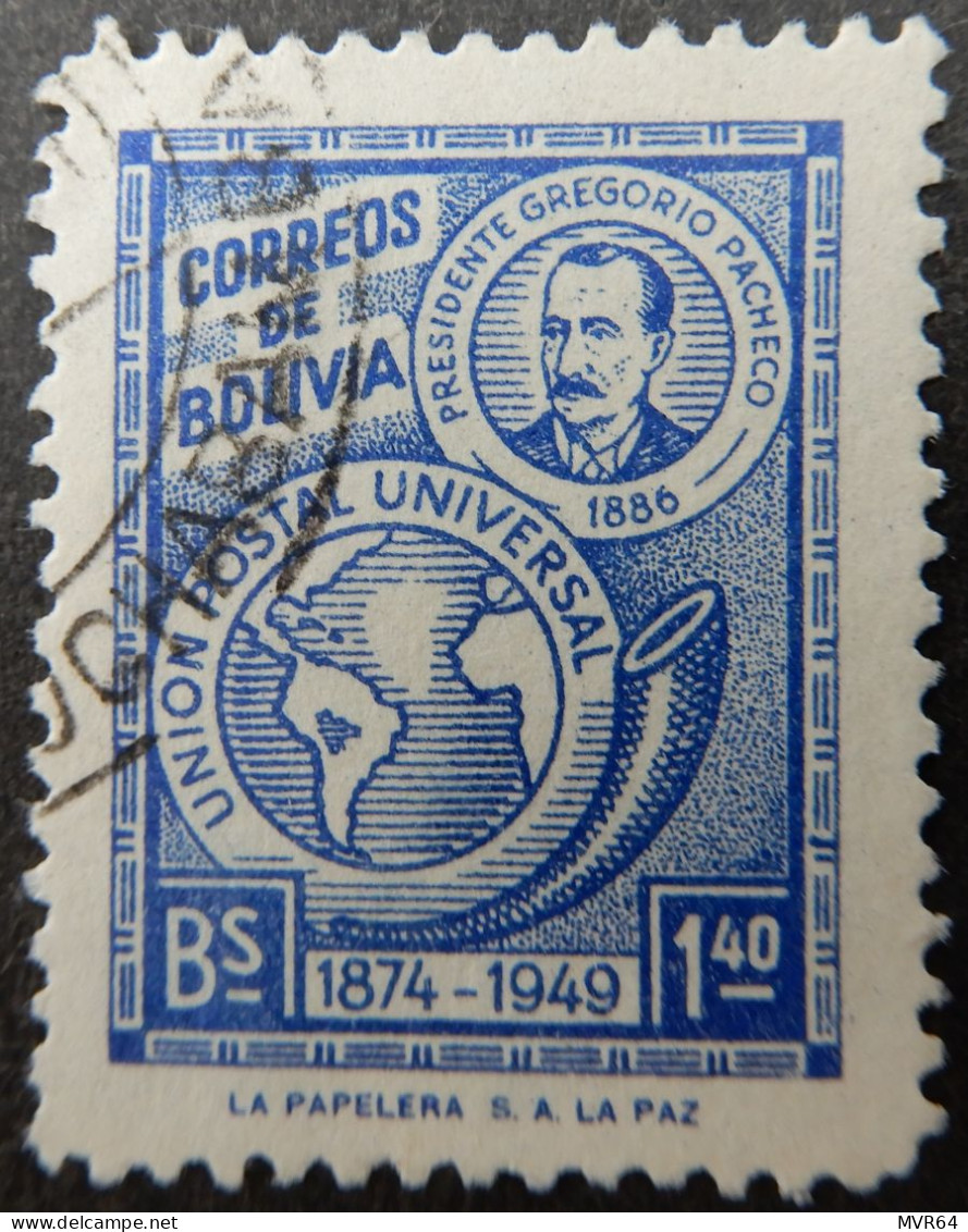 Bolivië Bolivia 1950 (0) The 75th Anniversary Of The U.P.U. - Bolivia