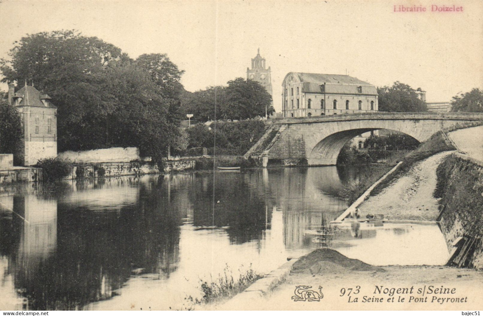 Nogent Sur Seine - La Seine Et Le Pont Peyronet - Nogent-sur-Seine