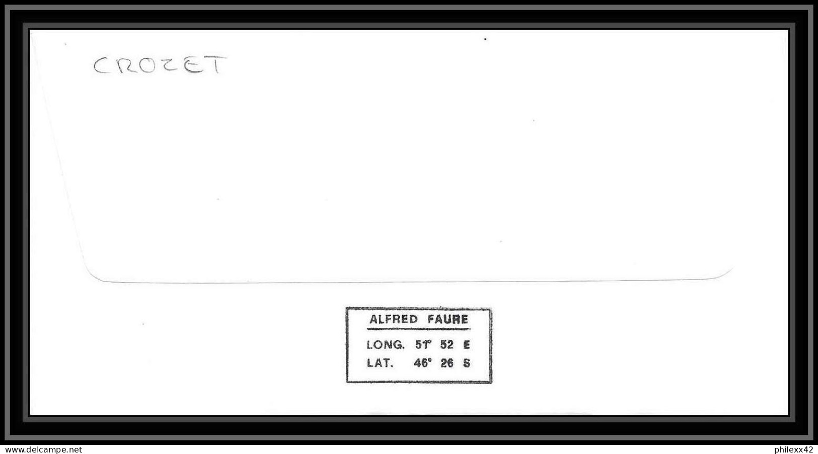 1136 Lot De 4 Lettres Avec Cad Différents Taaf Terres Australes Antarctic Covers Satellite 1994 Signé Signed Recommandé - Lettres & Documents