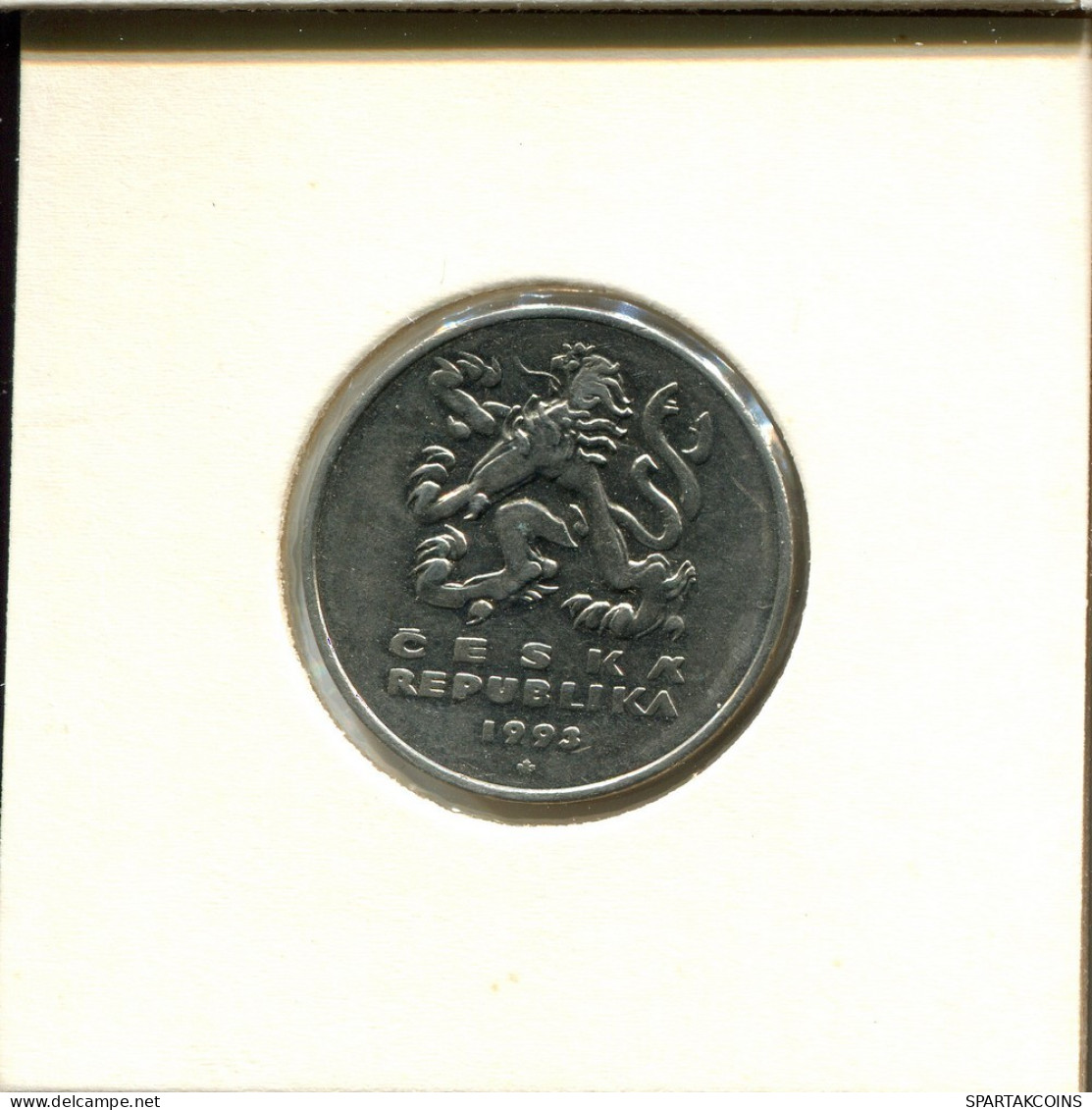 5 KORUN 1993 CZECH REPUBLIC Coin #AS923.U.A - Czech Republic