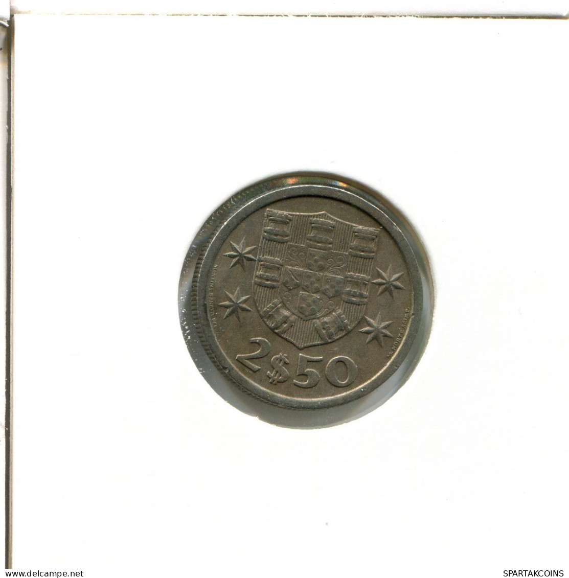 2$50 ESCUDOS 1967 PORTUGAL Coin #AT347.U.A - Portugal