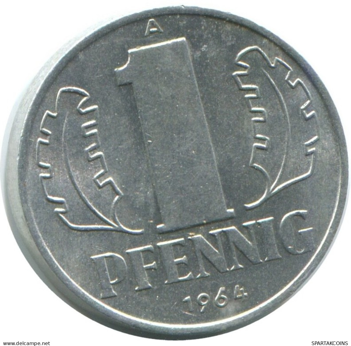 1 PFENNIG 1964 A DDR EAST ALLEMAGNE Pièce GERMANY #AE072.F.A - 1 Pfennig