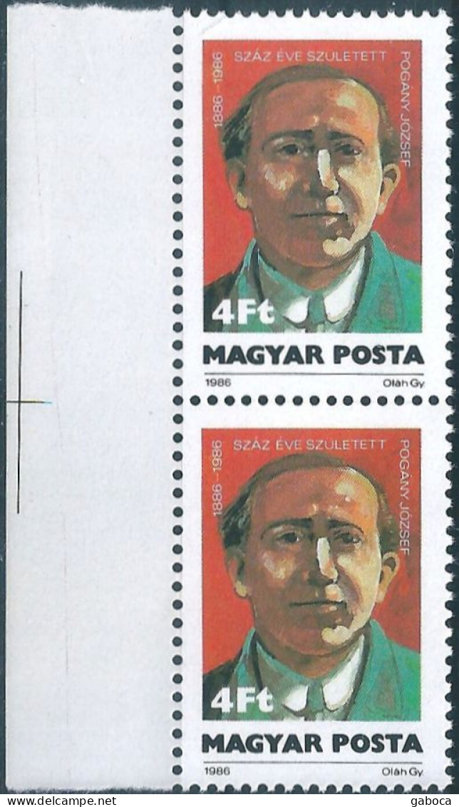 C5913 Hungary Personality History Politician Journalist Pair MNH RARE - Other & Unclassified