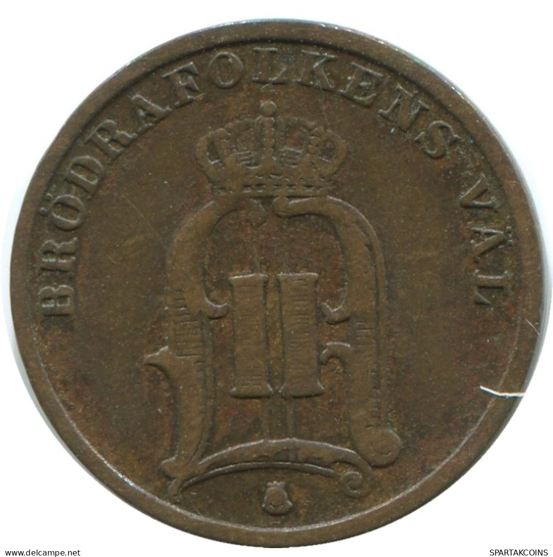 1 ORE 1896 SWEDEN Coin #AD209.2.U.A - Suecia