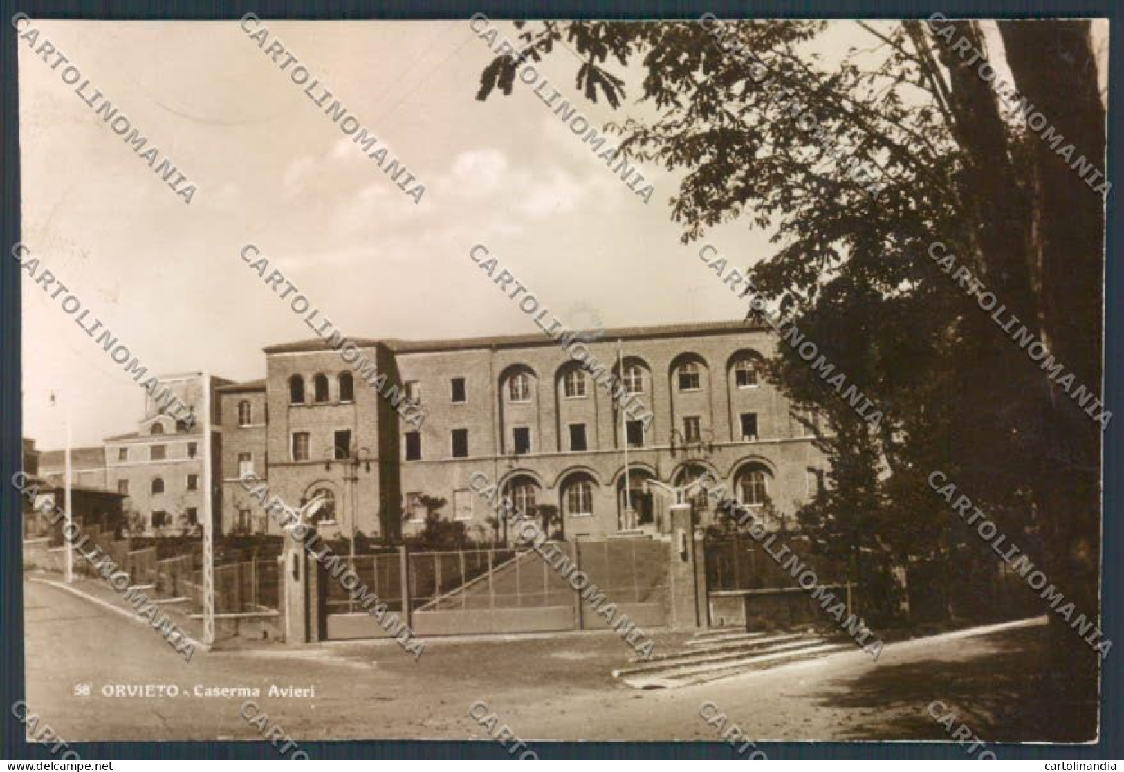 Terni Orvieto Caserma Foto FG Cartolina ZF7551 - Terni