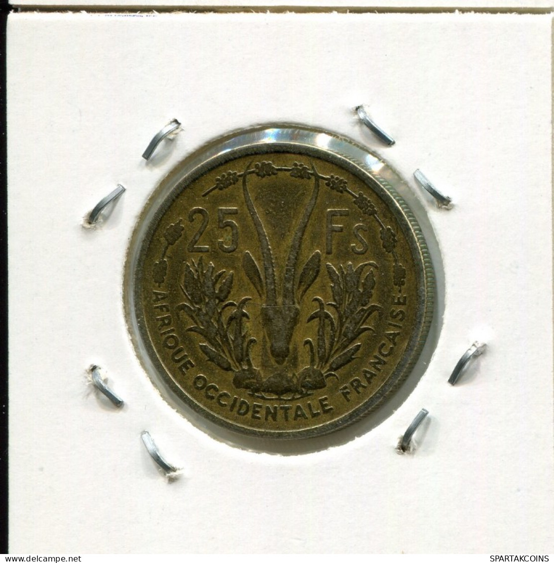25 FRANCS 1956 ESTADOS DE ÁFRICA OCCIDENTAL Colonial Moneda #AM521.E.A - Africa Occidentale Francese
