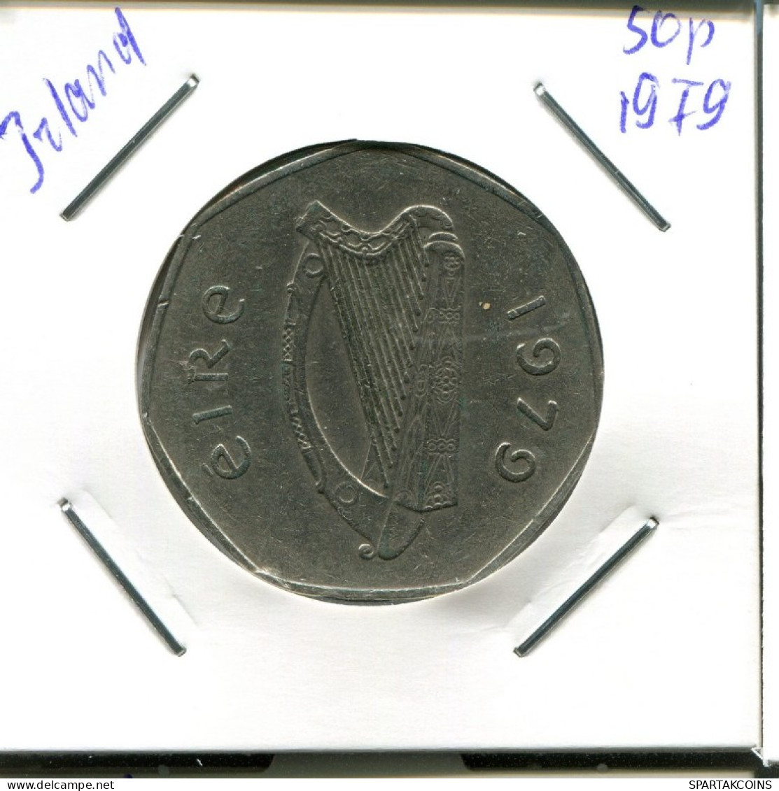 50 PENCE 1979 IRLANDA IRELAND Moneda #AN661.E.A - Irlanda