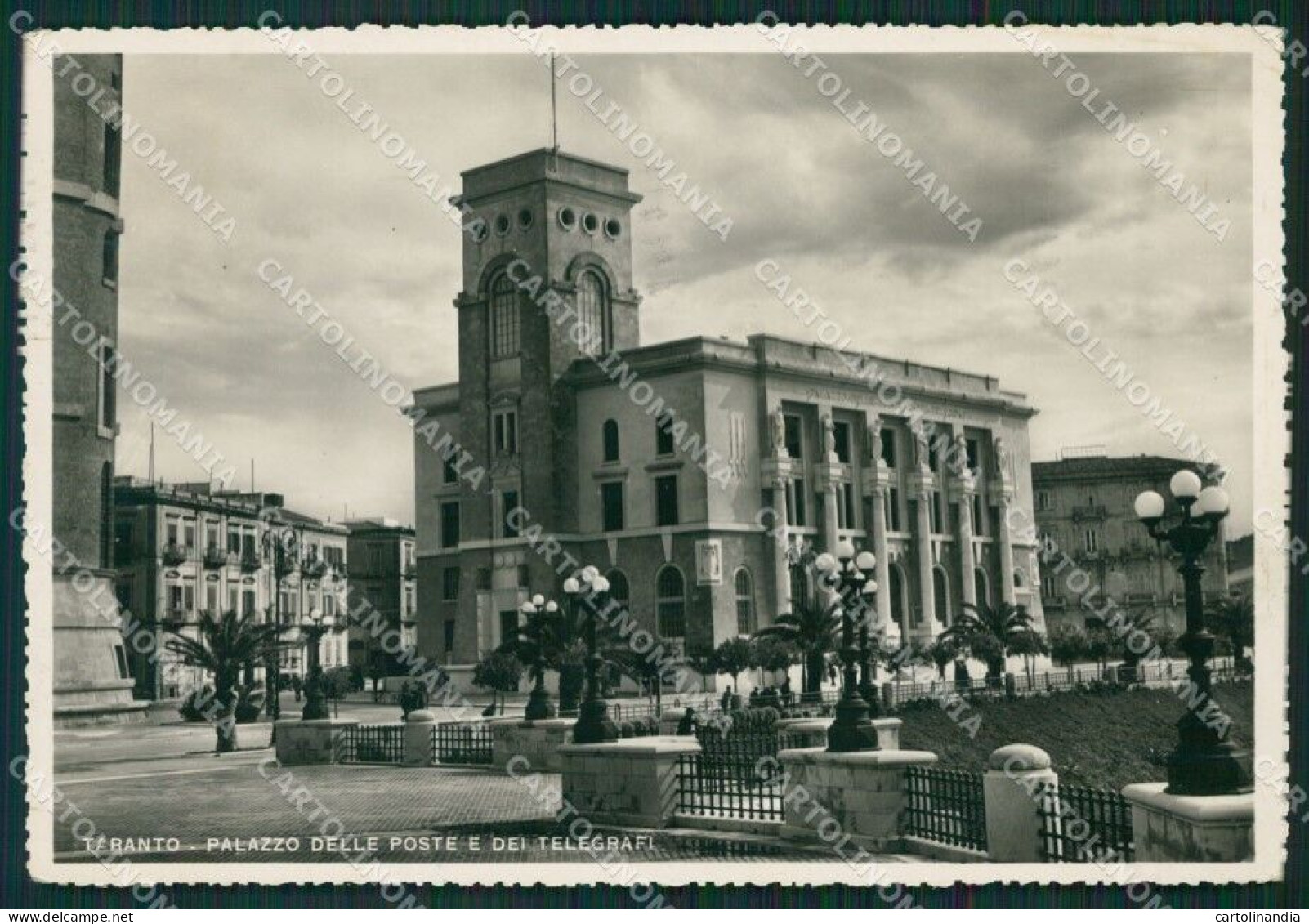 Taranto Città Palazzo Delle Poste Foto FG Cartolina ZK3330 - Taranto