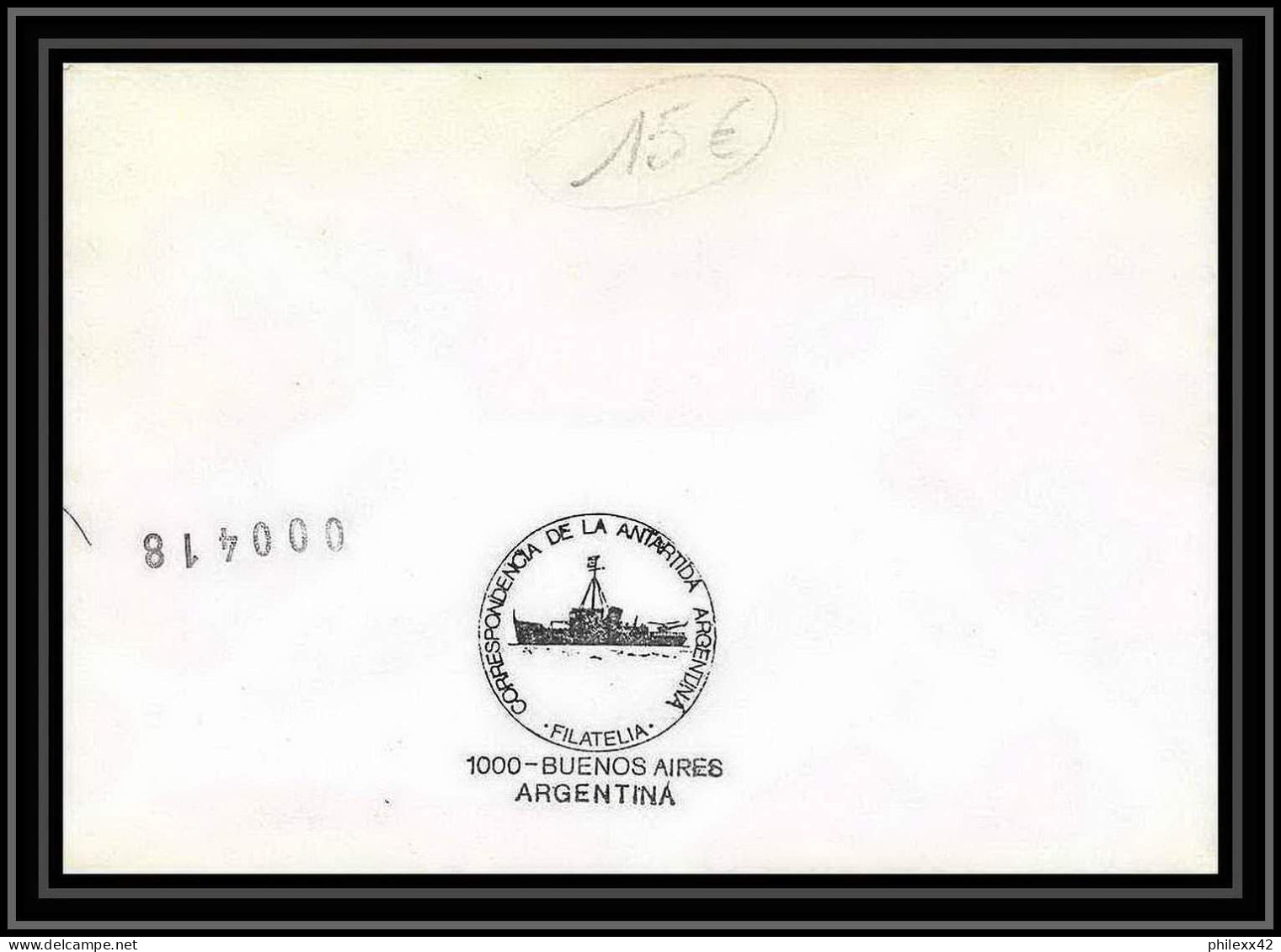 1926 Antarctic Argentine (Argentina) Lettre (cover) Station Almirante Brown 8/2/1980 - Research Stations