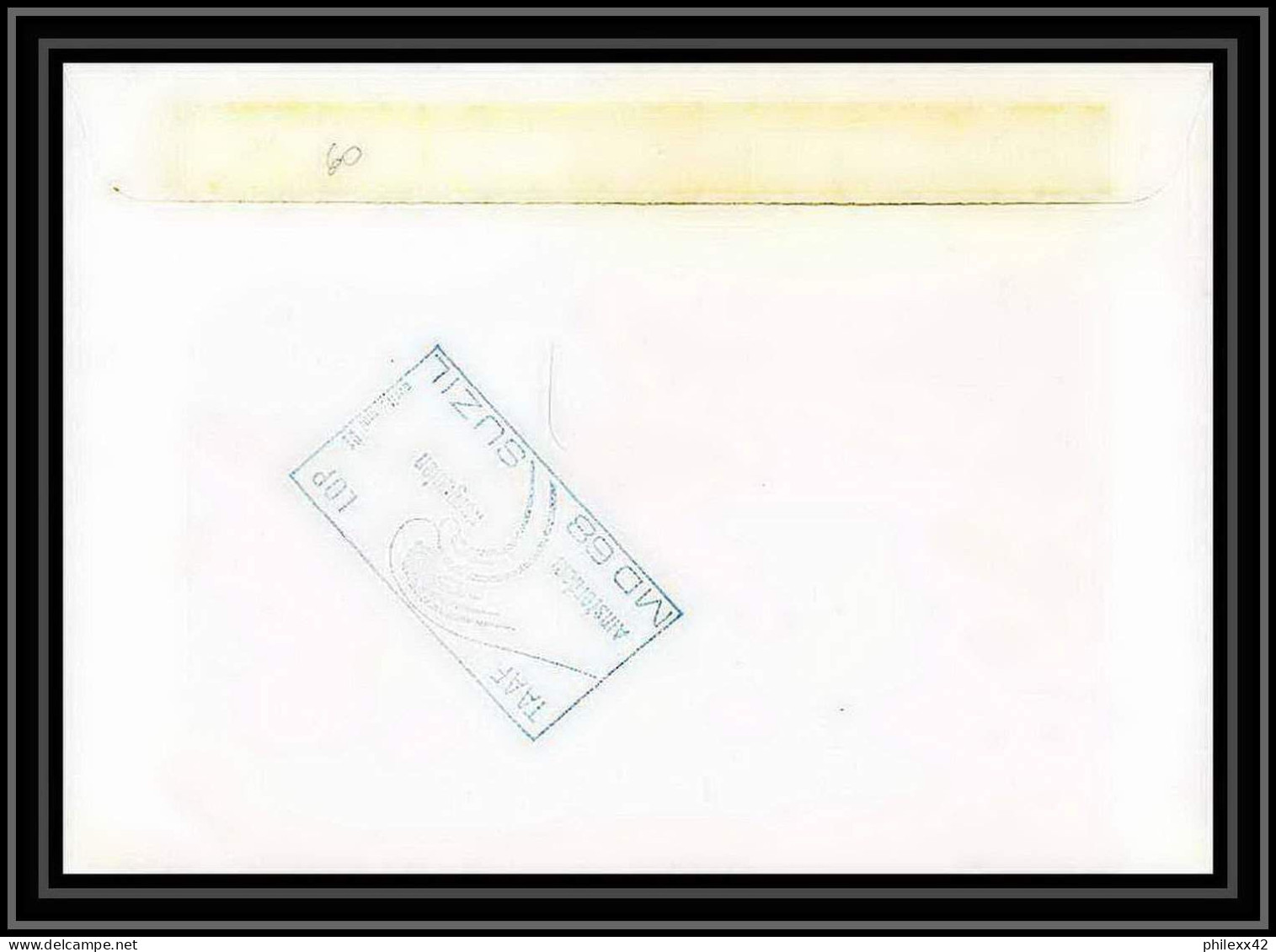 1765 Md 68 Op 91-3-3 Suzil Signé Signed Loudes Marion Dufresne 4/5/1991 TAAF Antarctic Terres Australes Lettre (cover) - Antarktis-Expeditionen