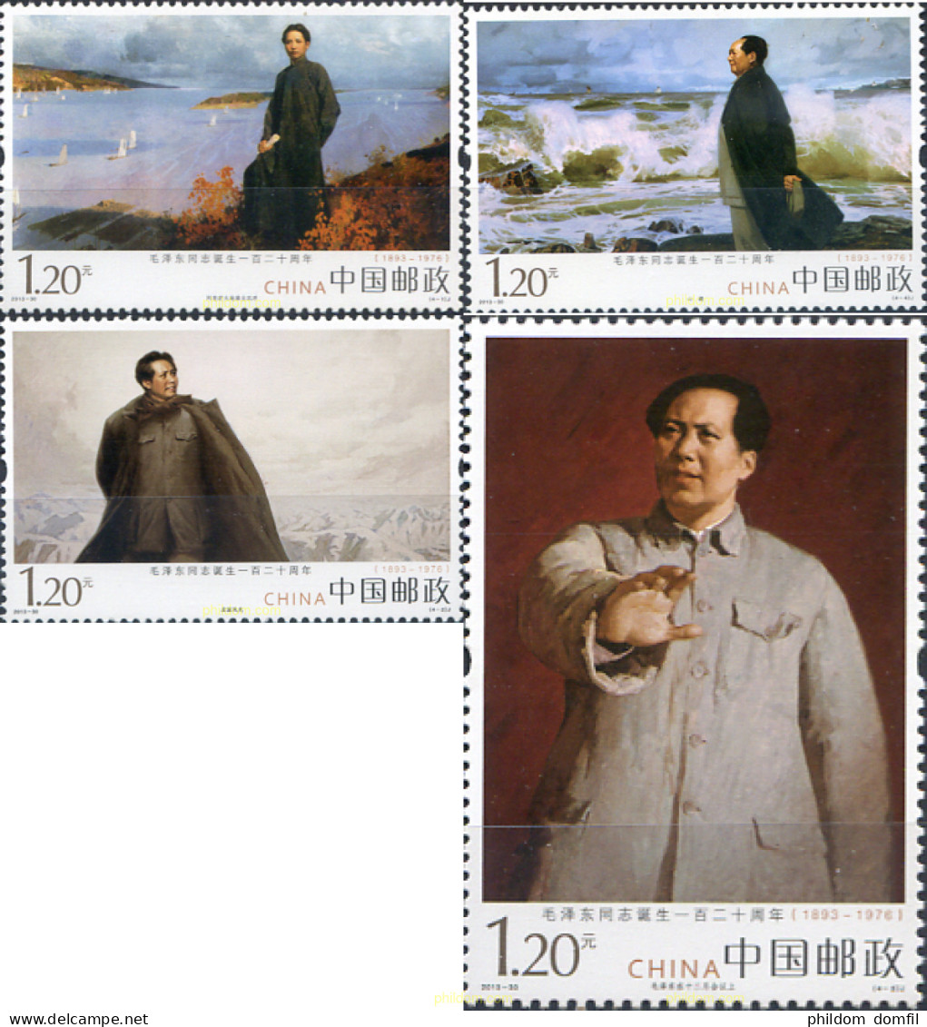 311793 MNH CHINA. República Popular 2013 MAO TSE-TUNG - Neufs