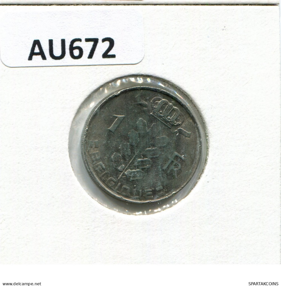1 FRANC 1976 Französisch Text BELGIEN BELGIUM Münze #AU672.D.A - 1 Franc