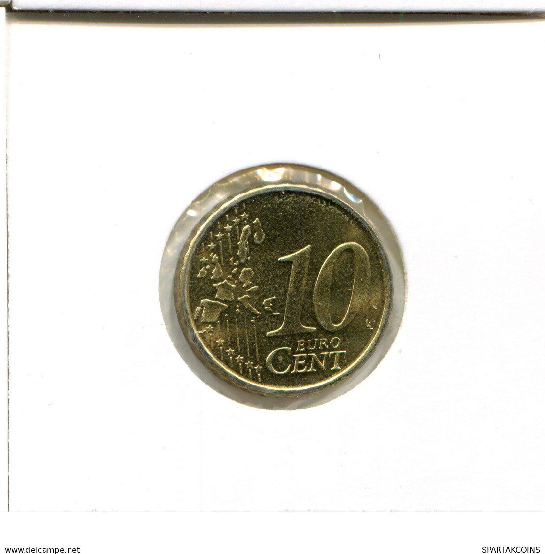10 EURO CENTS 2002 SPAIN Coin #EU554.U.A - Spanje