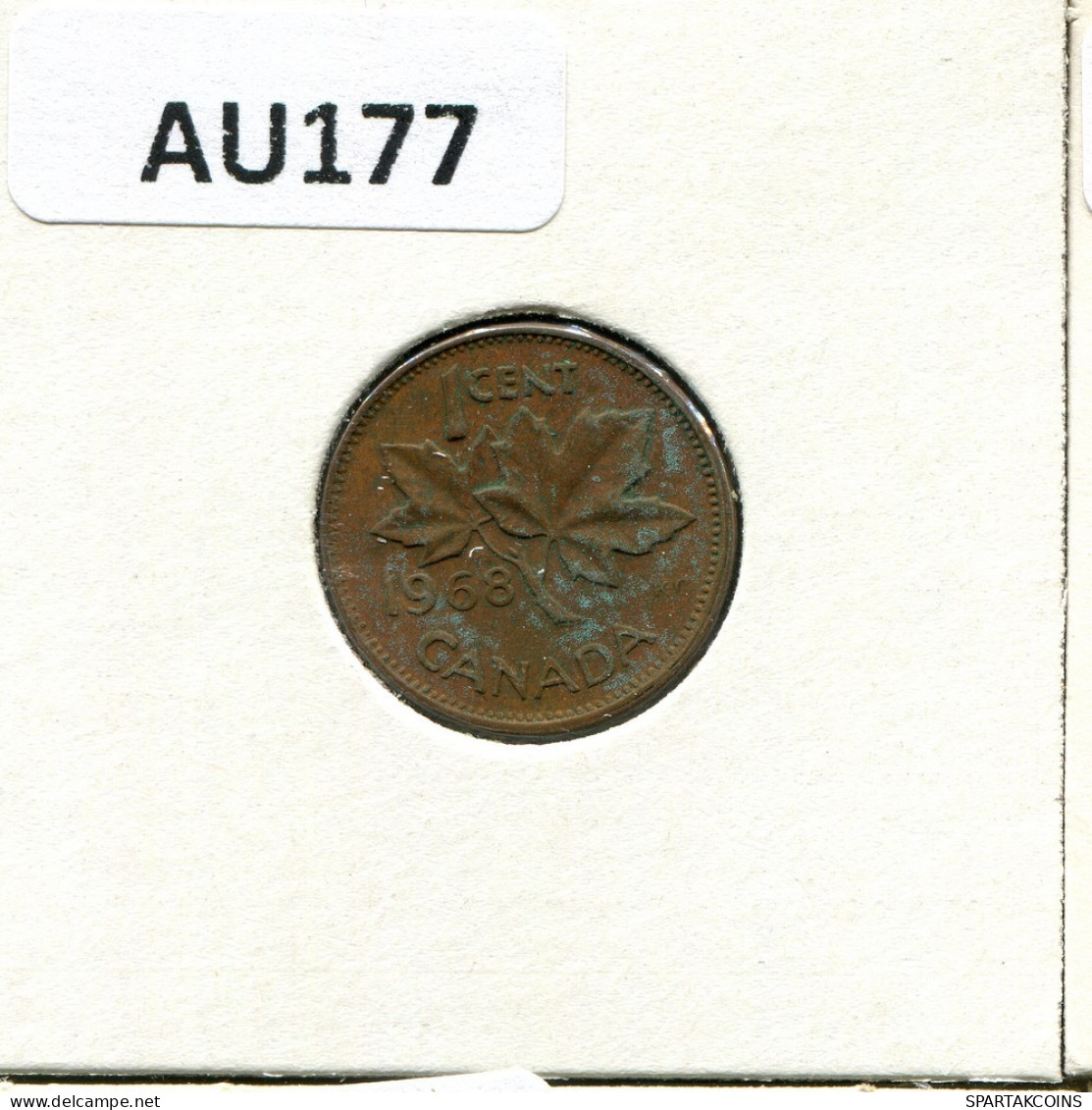 1 CENT 1968 CANADA Moneda #AU177.E.A - Canada