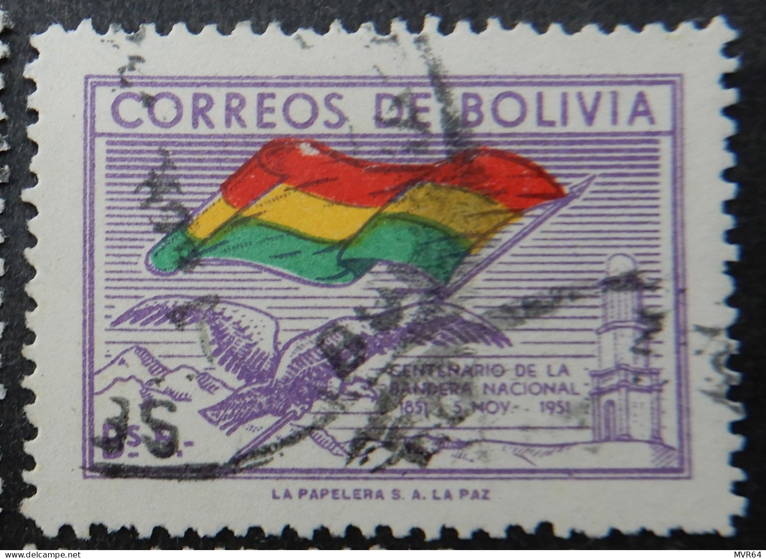 Bolivië Bolivia 1951 (1b) The 5th Anniversary Of The United Nations - Bolivien