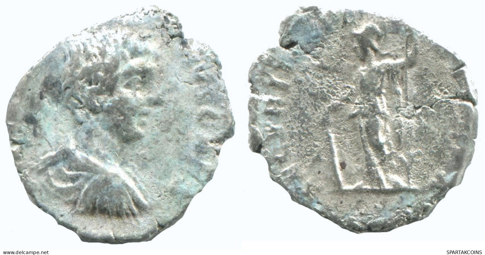 SEVERUS ALEXANDER SILVER DENARIUS Romano ANTIGUO Moneda 2.3g/18mm #AA279.45.E.A - The Severans (193 AD Tot 235 AD)