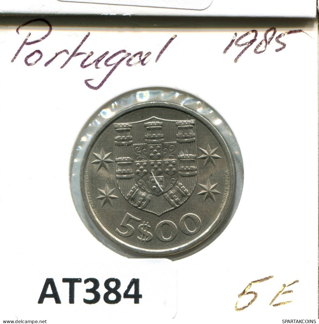 5 ESCUDOS 1985 PORTUGAL Münze #AT384.D.A - Portogallo