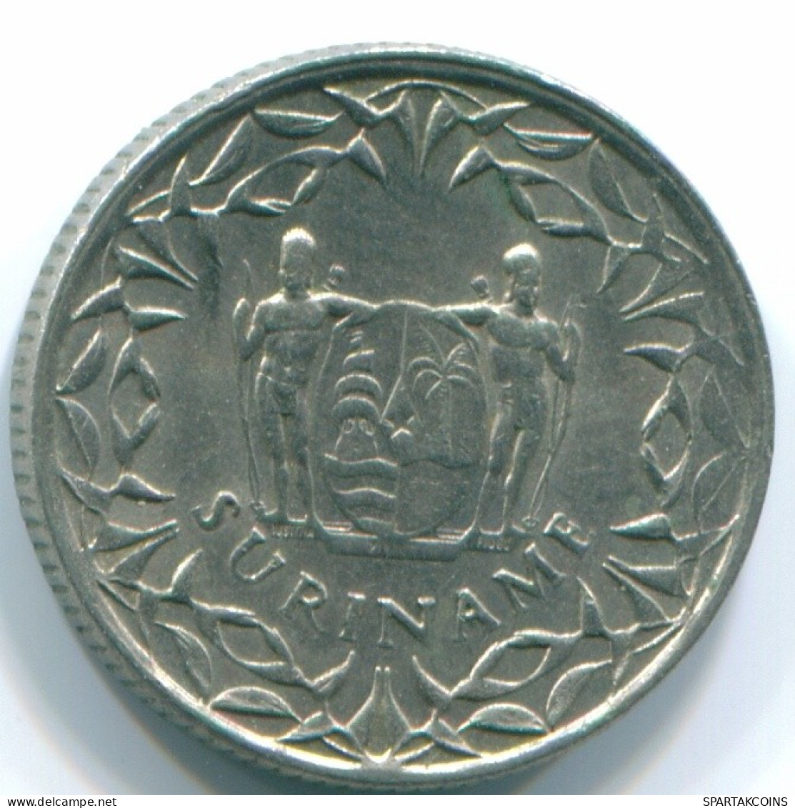 10 CENTS 1966 SURINAME NEERLANDÉS NETHERLANDS Nickel Colonial Moneda #S13241.E.A - Surinam 1975 - ...