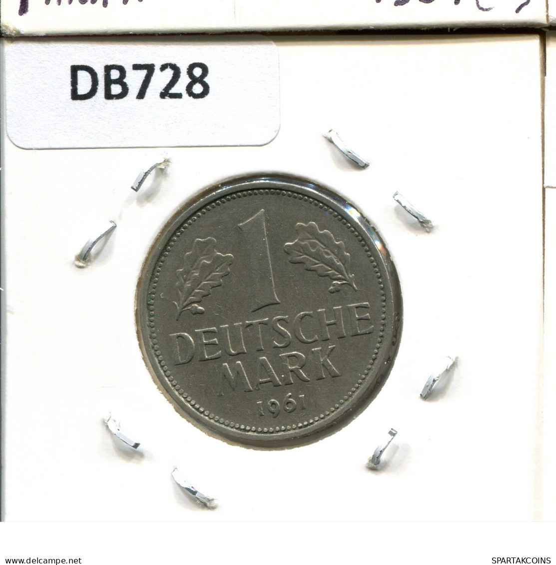 1 DM 1961 F BRD DEUTSCHLAND Münze GERMANY #DB728.D.A - 1 Mark