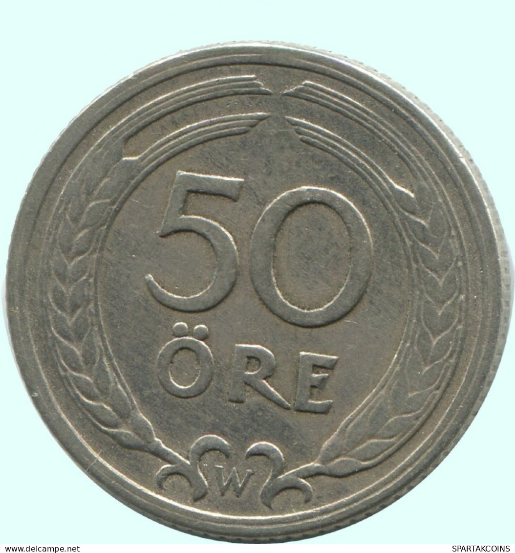 50 ORE 1921 W SWEDEN Coin RARE #AC704.2.U.A - Suecia