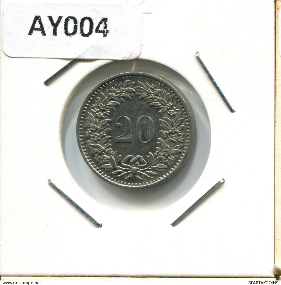 20 RAPPEN 1979 SWITZERLAND Coin #AY004.3.U.A - Otros & Sin Clasificación