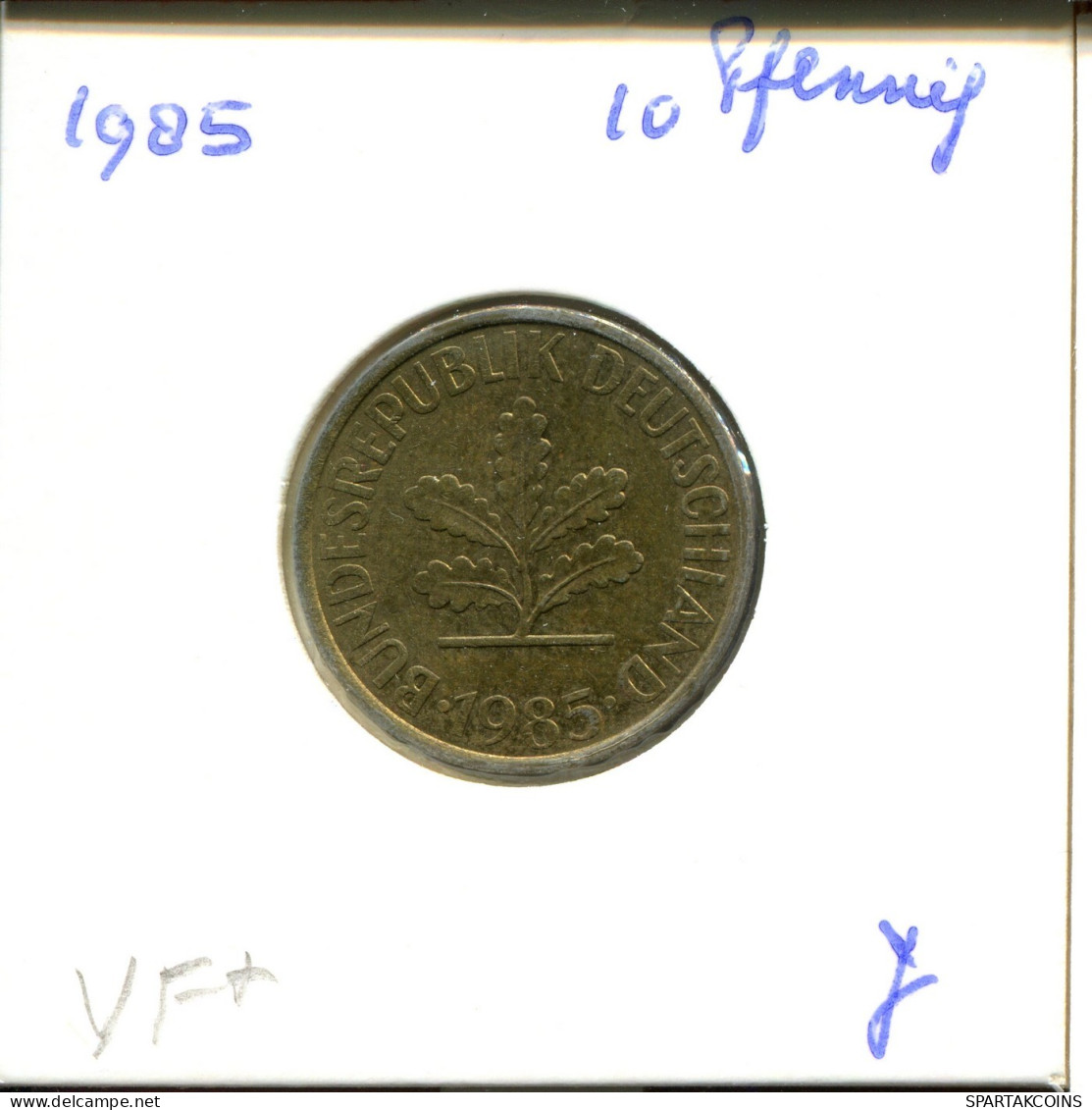10 PFENNIG 1985 J BRD ALEMANIA Moneda GERMANY #DA941.E.A - 10 Pfennig