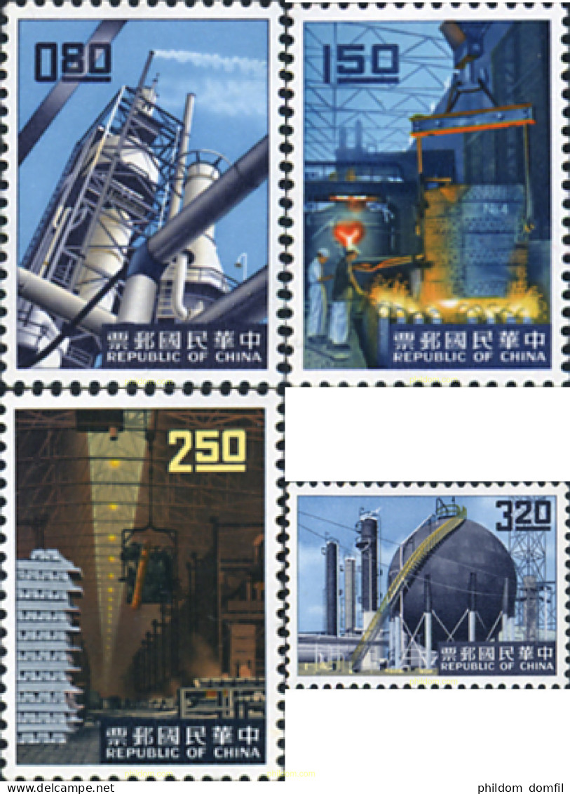314571 MNH CHINA. FORMOSA-TAIWAN 1961 INDUSTRIA DEL ACERO - Unused Stamps