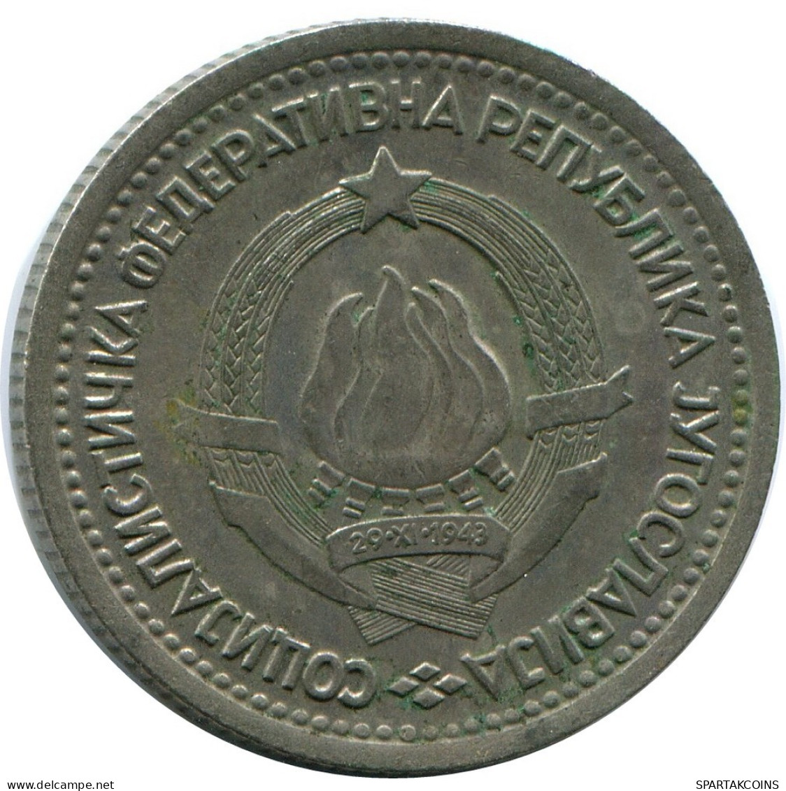 1 DINAR 1965 YUGOSLAVIA Coin #AZ583.U.A - Yugoslavia