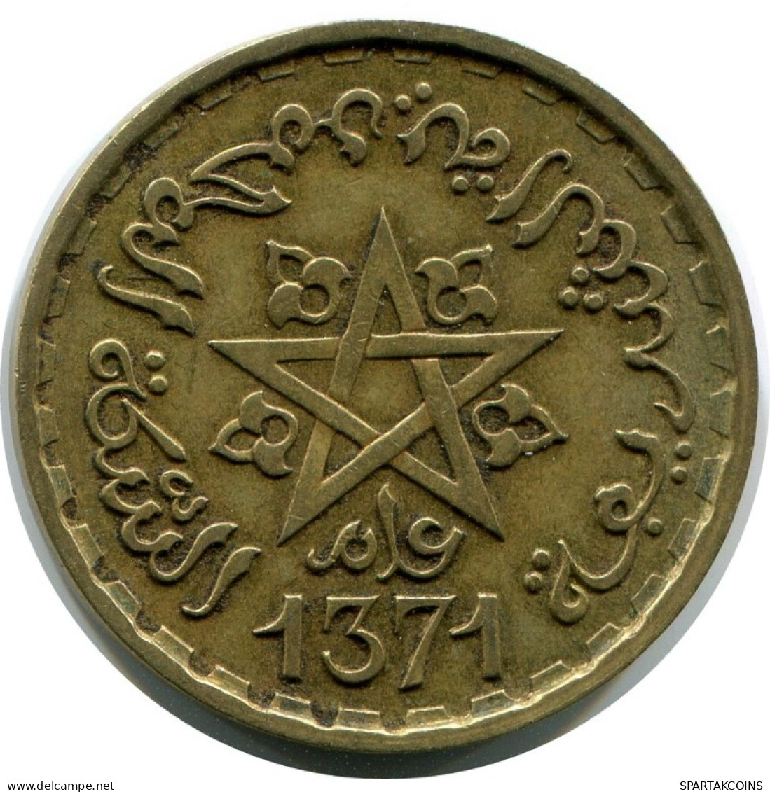 20 FRANCS 1951 MOROCCO Mohammed V Coin #AH873.U.A - Maroc