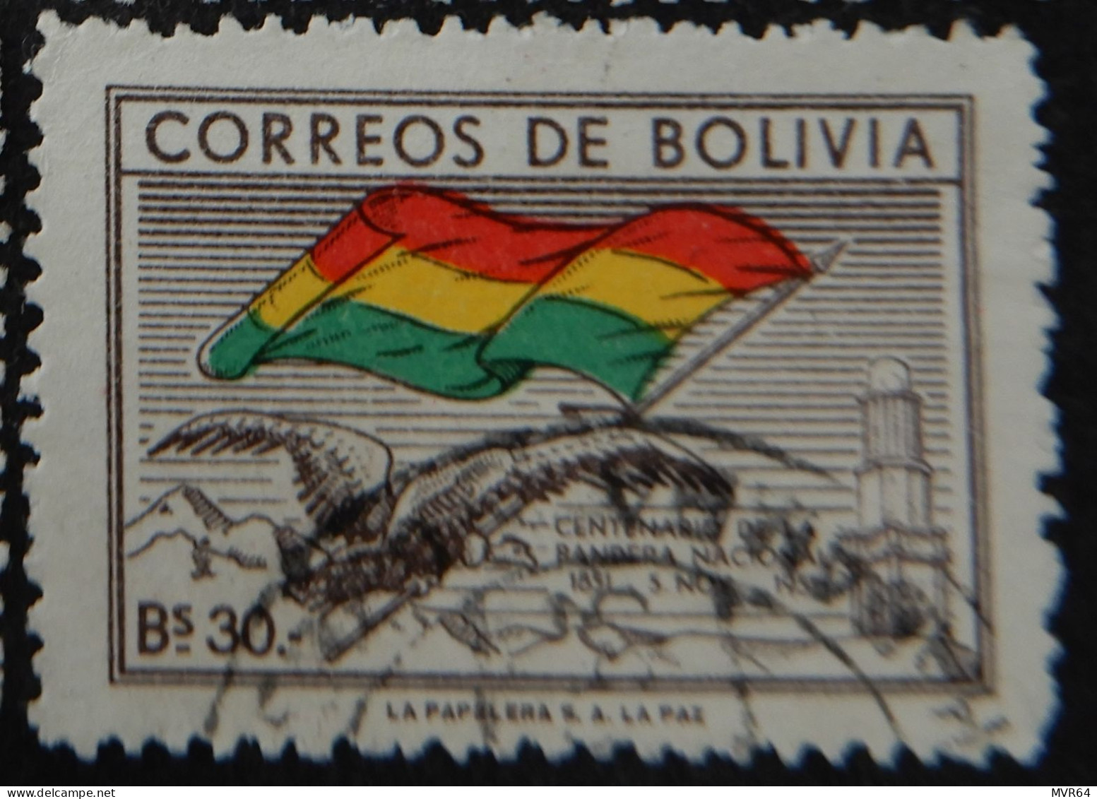 Bolivië Bolivia 1951 (1d) The 5th Anniversary Of The United Nations - Bolivia