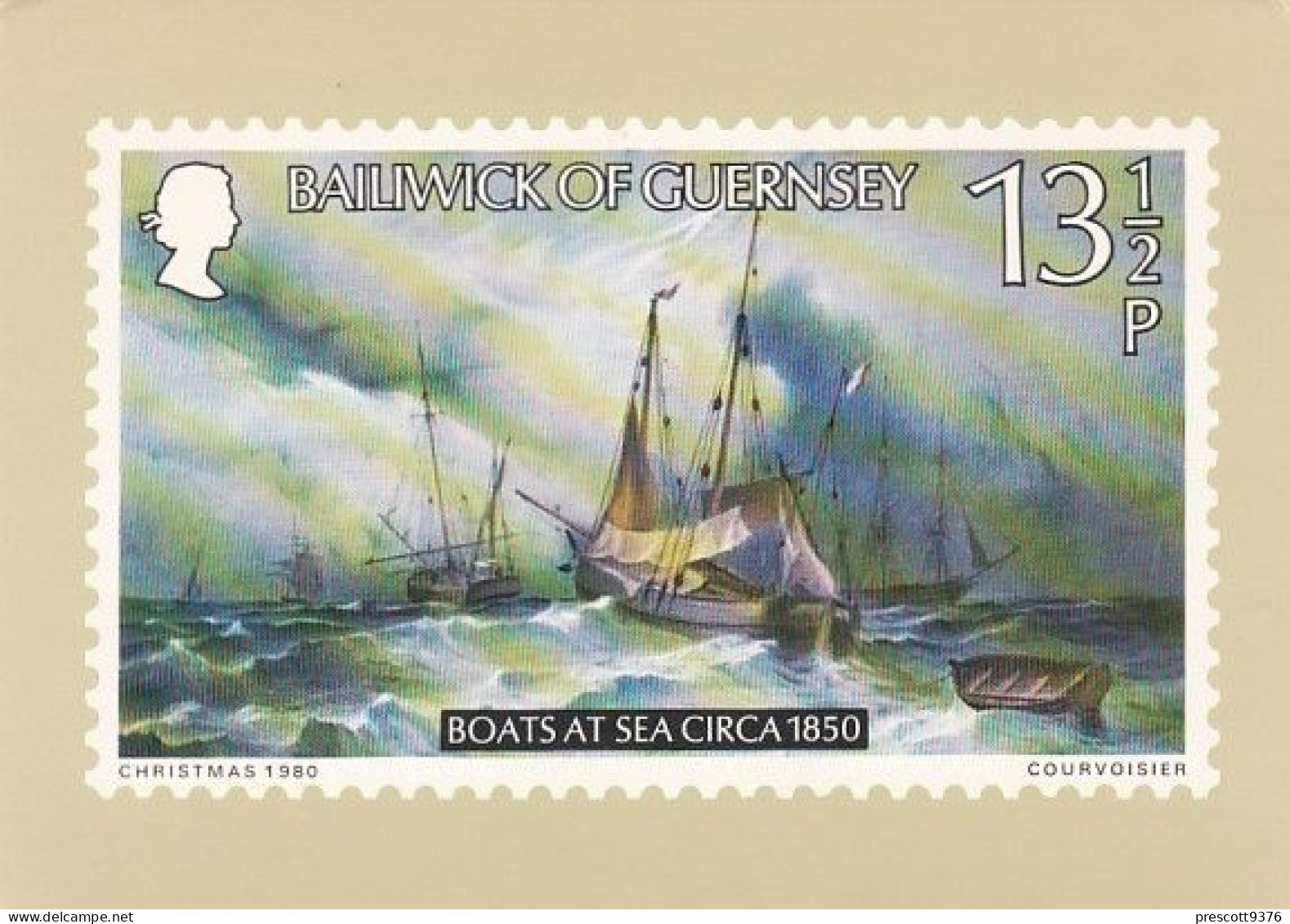 Channel Islands Stamp Card, Bailiwick Of Guernsey - Unused Postcard - C.I1 - Guernsey