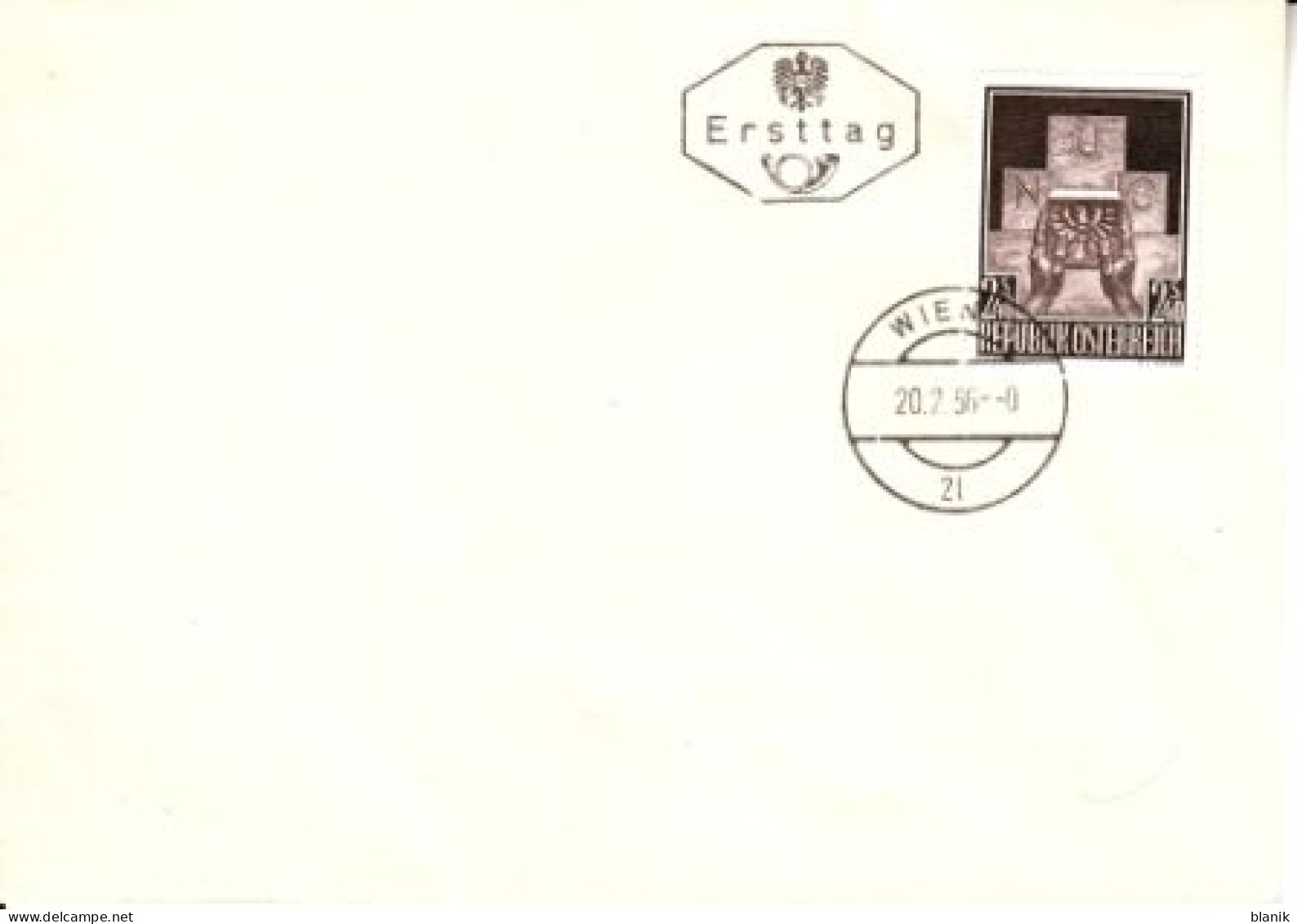 A - FDC 1025 ● - 1956 / Aufnahme Österreichs In Die Vereinten Nationen - FDC