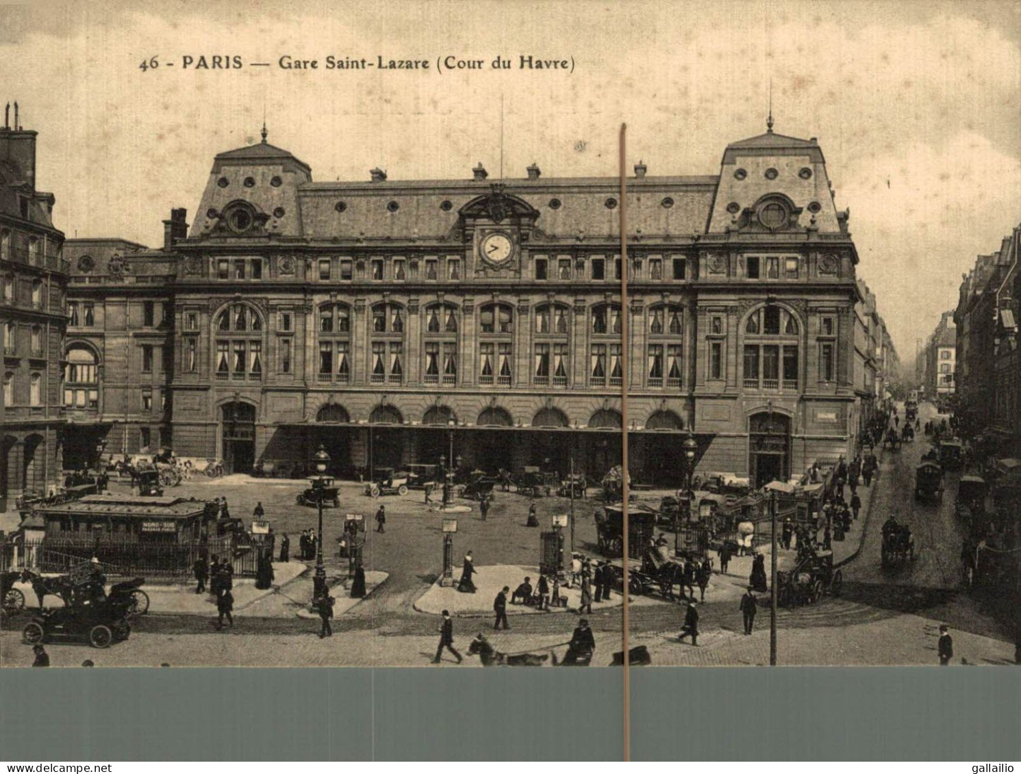 PARIS GARE SAINT LAZARE COUR DU HAVRE - Métro Parisien, Gares