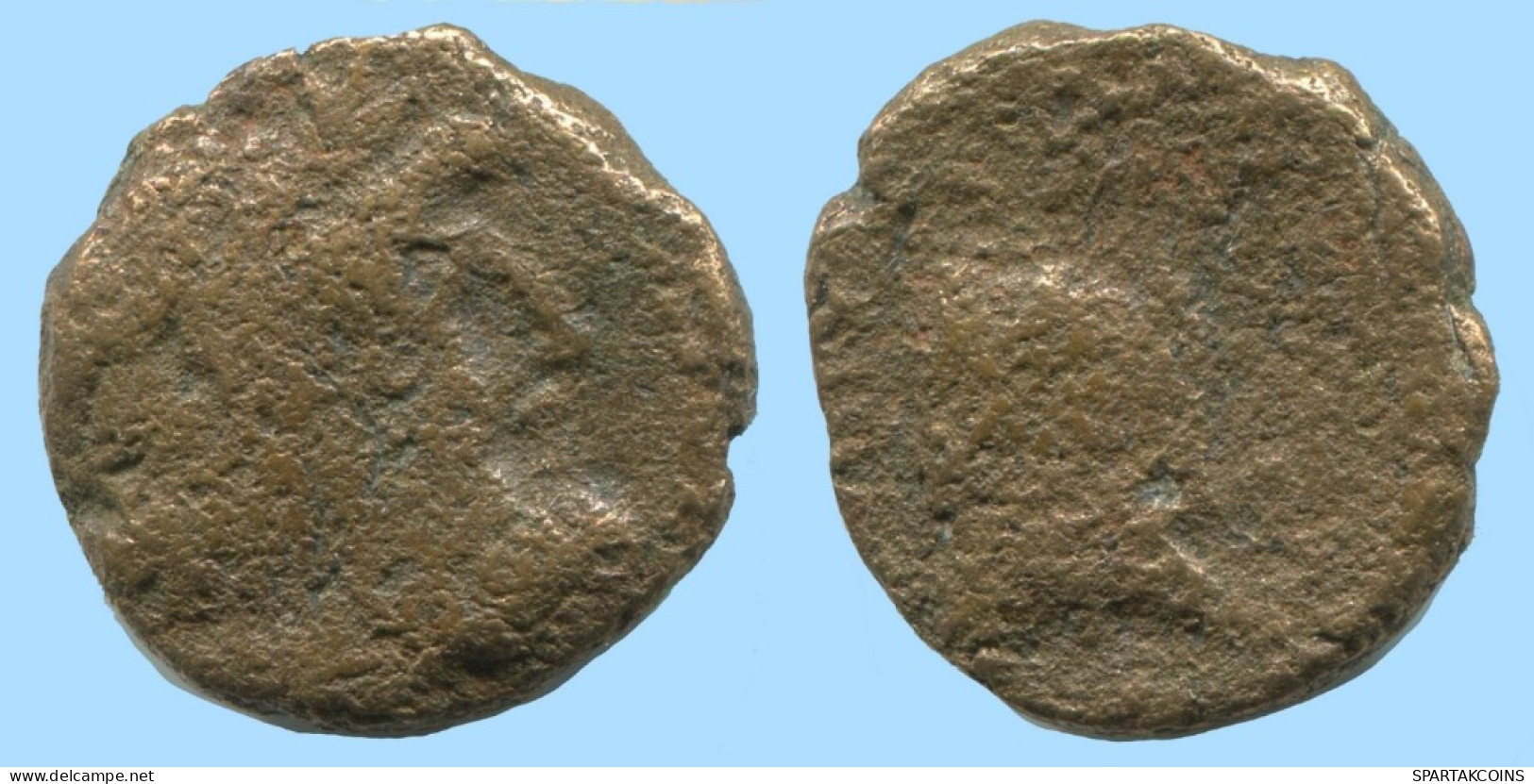 Auténtico ORIGINAL GRIEGO ANTIGUO Moneda 4.3g/17mm #AG004.12.E.A - Griekenland