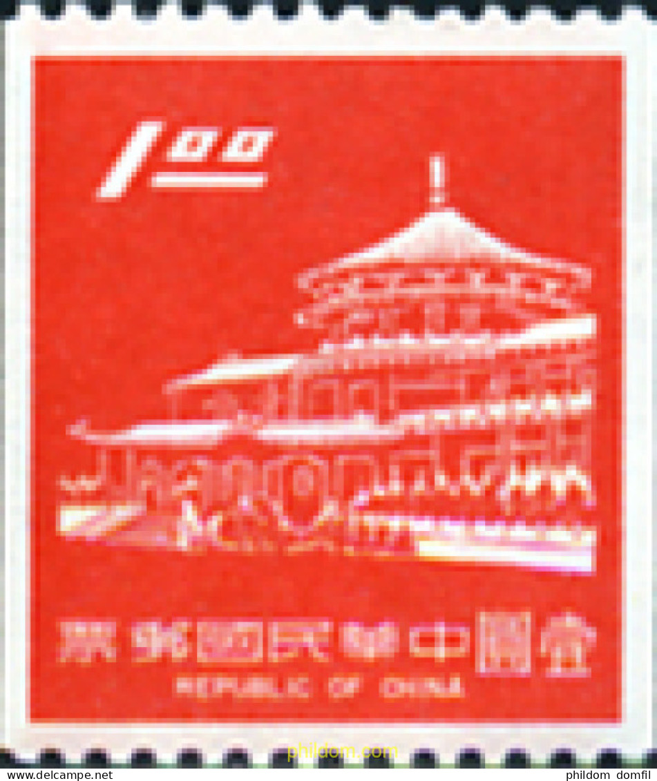 314619 MNH CHINA. FORMOSA-TAIWAN 1970 PALACIO - Unused Stamps