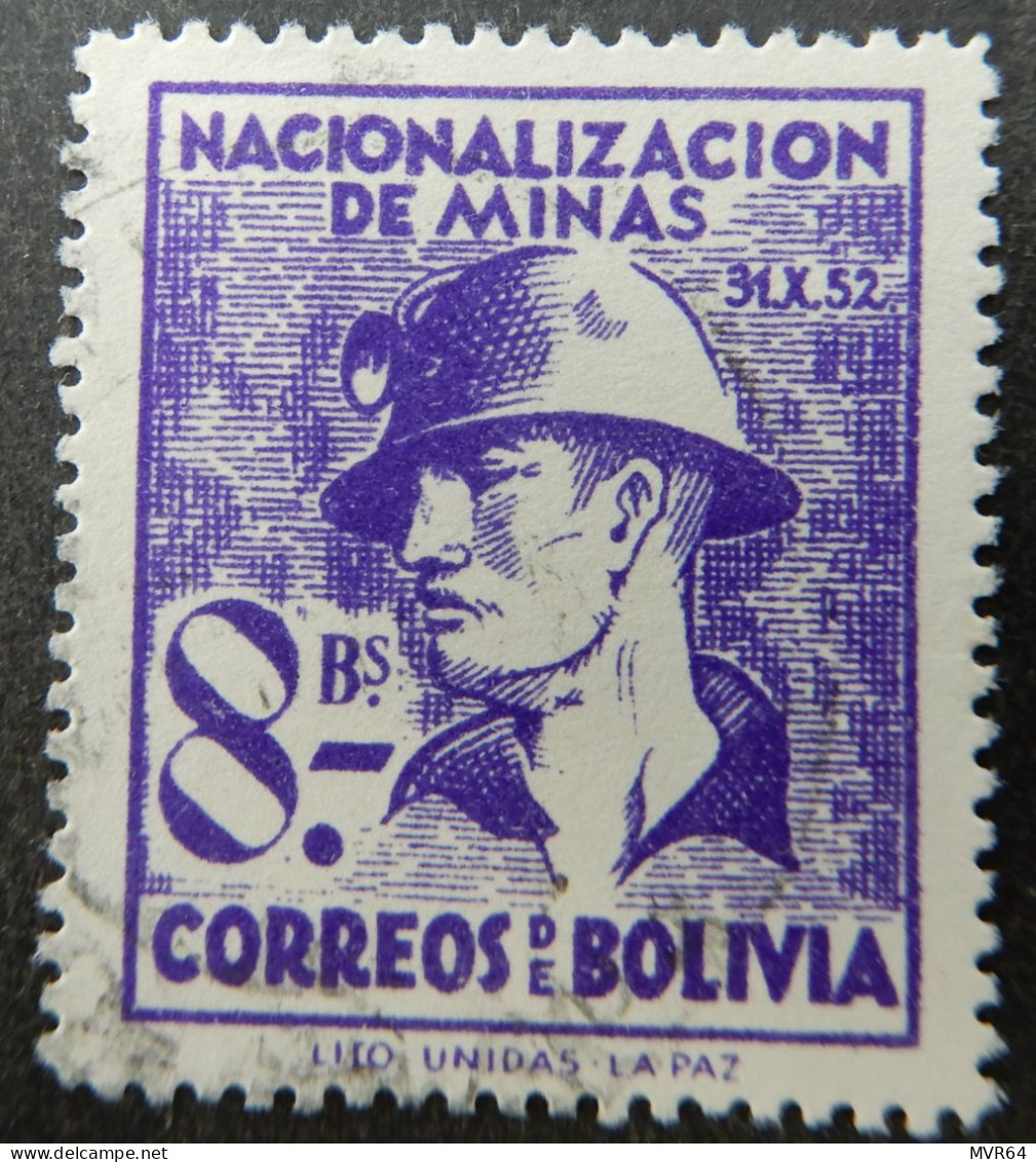 Bolivië Bolivia 1953 (1) Nationalization Of The Minning Industry - Bolivien