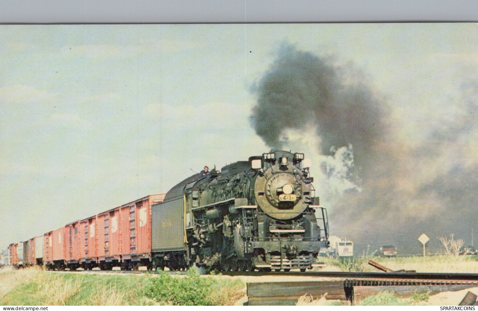 ZUG Schienenverkehr Eisenbahnen Vintage Ansichtskarte Postkarte CPSMF #PAA511.A - Eisenbahnen