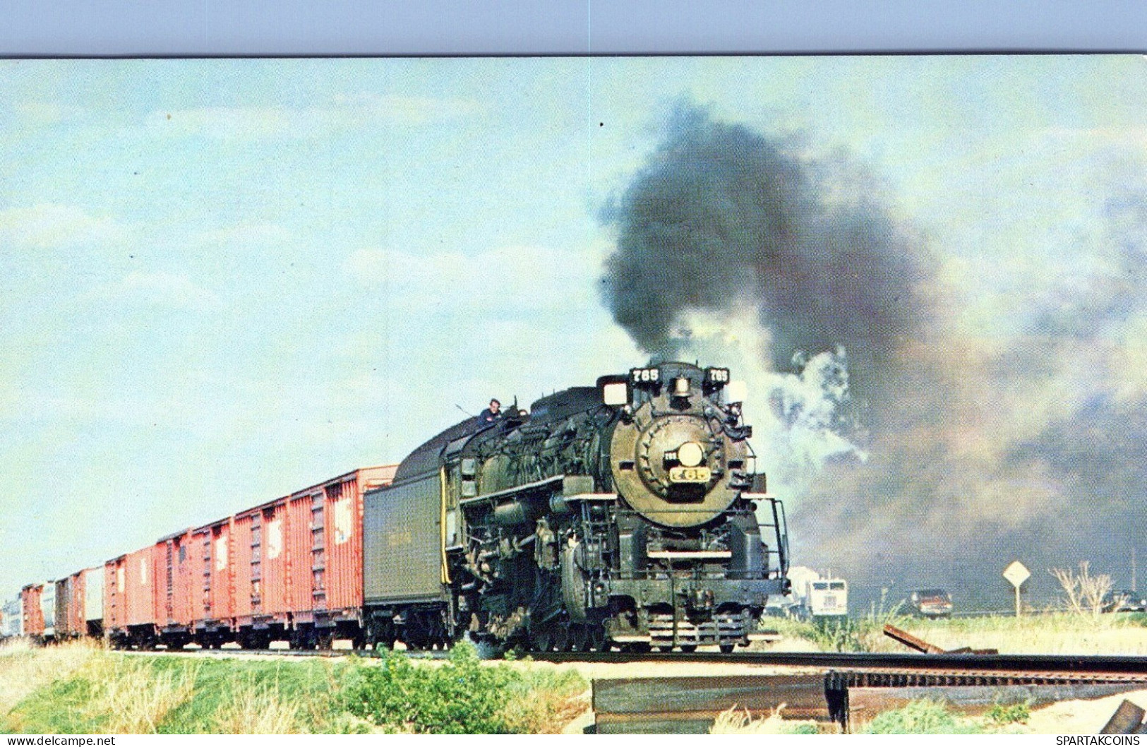 ZUG Schienenverkehr Eisenbahnen Vintage Ansichtskarte Postkarte CPSMF #PAA511.A - Eisenbahnen