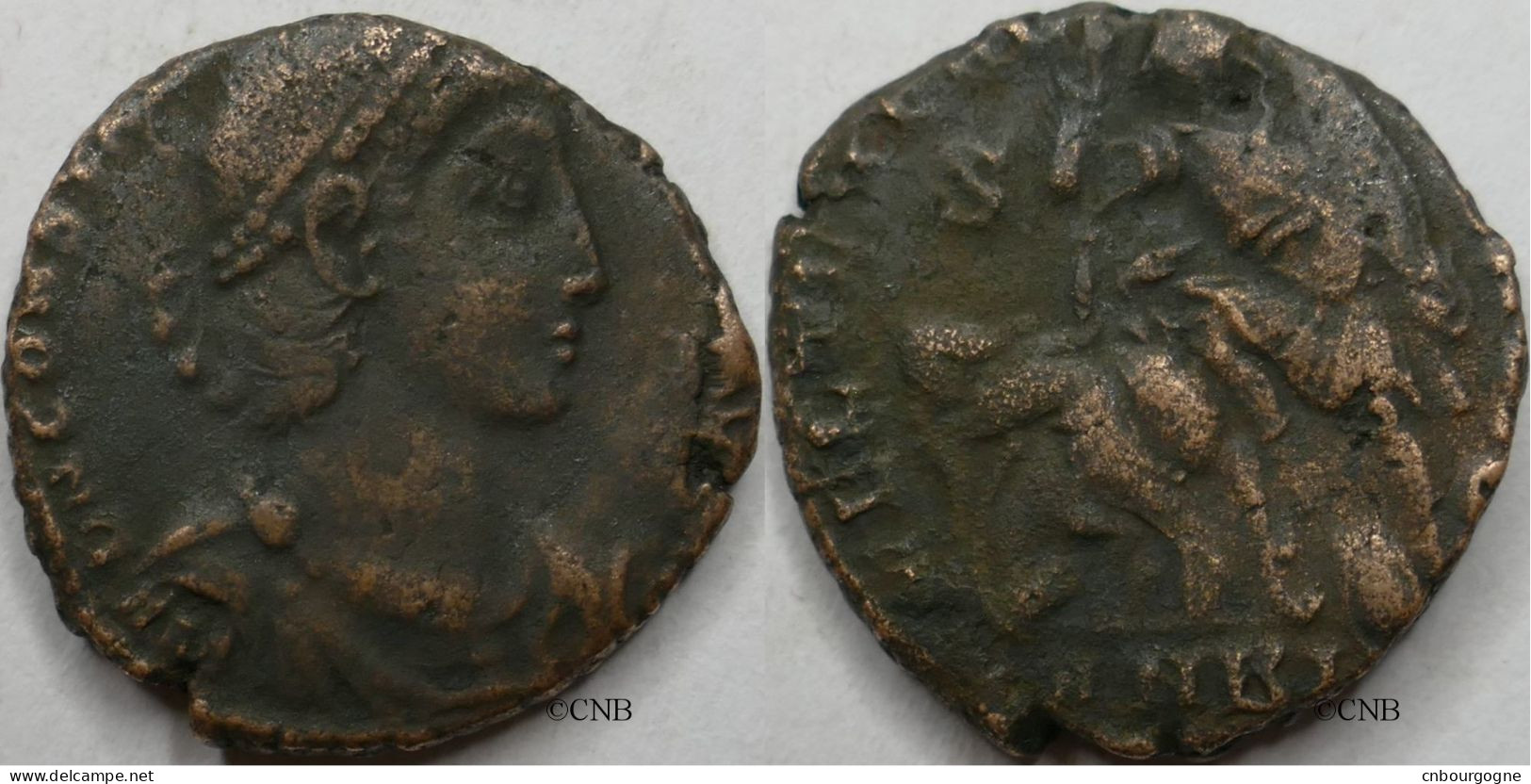 Empire Romain - Constance II - Maiorina AE2 - TB+ - Rom0350 - The Christian Empire (307 AD Tot 363 AD)