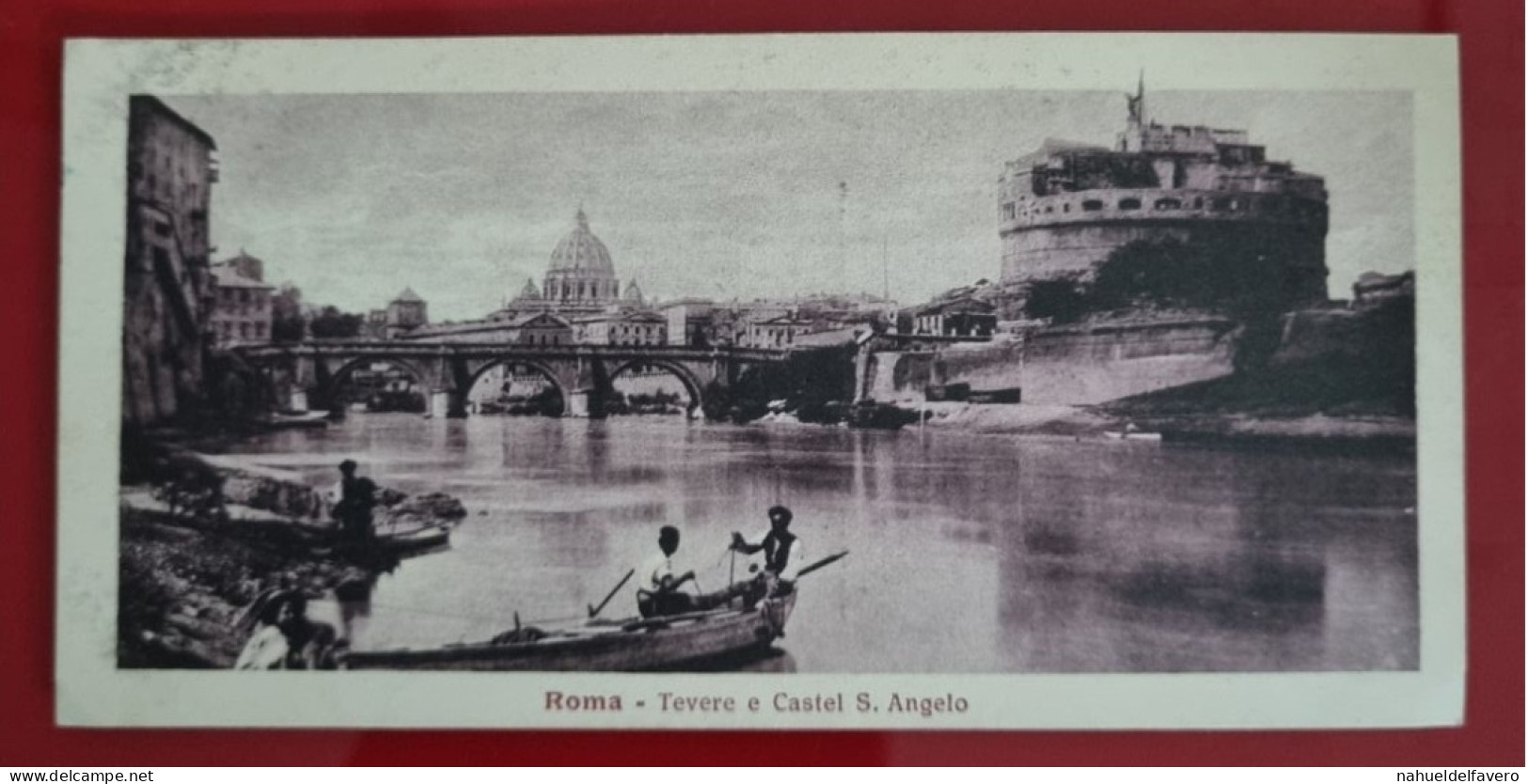 Carta Postale Non Circulée - 14 Cm X 7 Cm - ITALIA - ROMA - TEVERE E CASTEL S. ANGELO - Castel Sant'Angelo