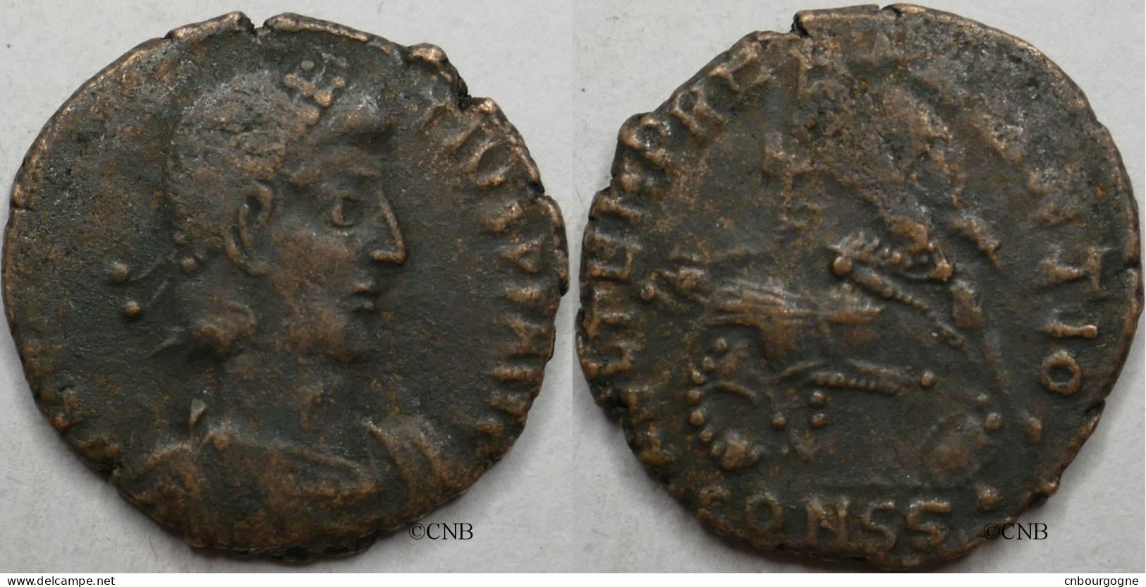 Empire Romain - Constance II - Maiorina AE3 - TB+ - Rom0354 - The Christian Empire (307 AD Tot 363 AD)