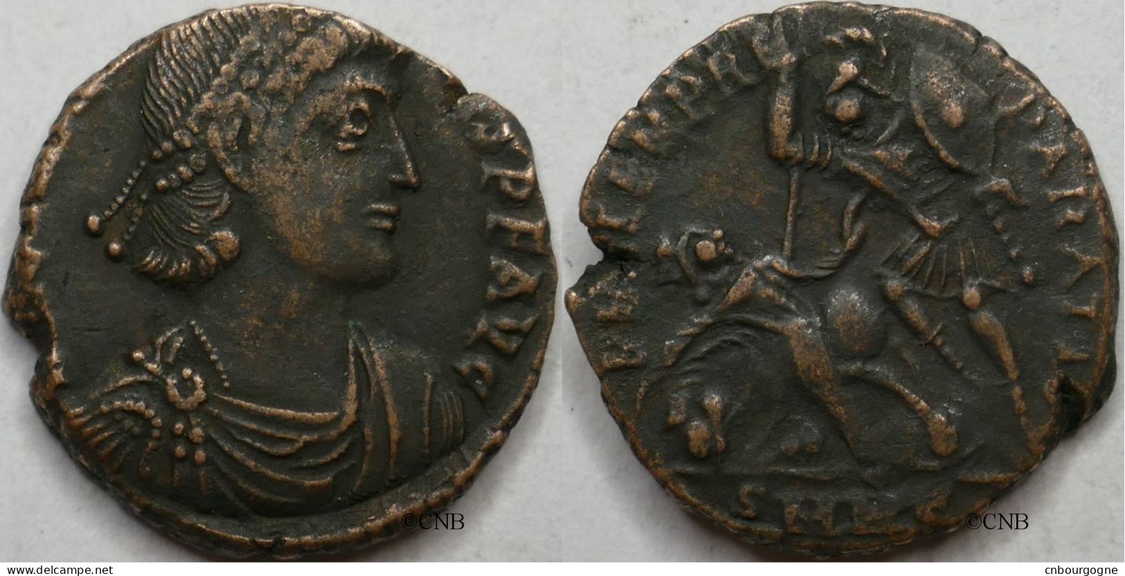 Empire Romain - Constance II - Maiorina AE3 - TTB - Rom0357 - The Christian Empire (307 AD Tot 363 AD)