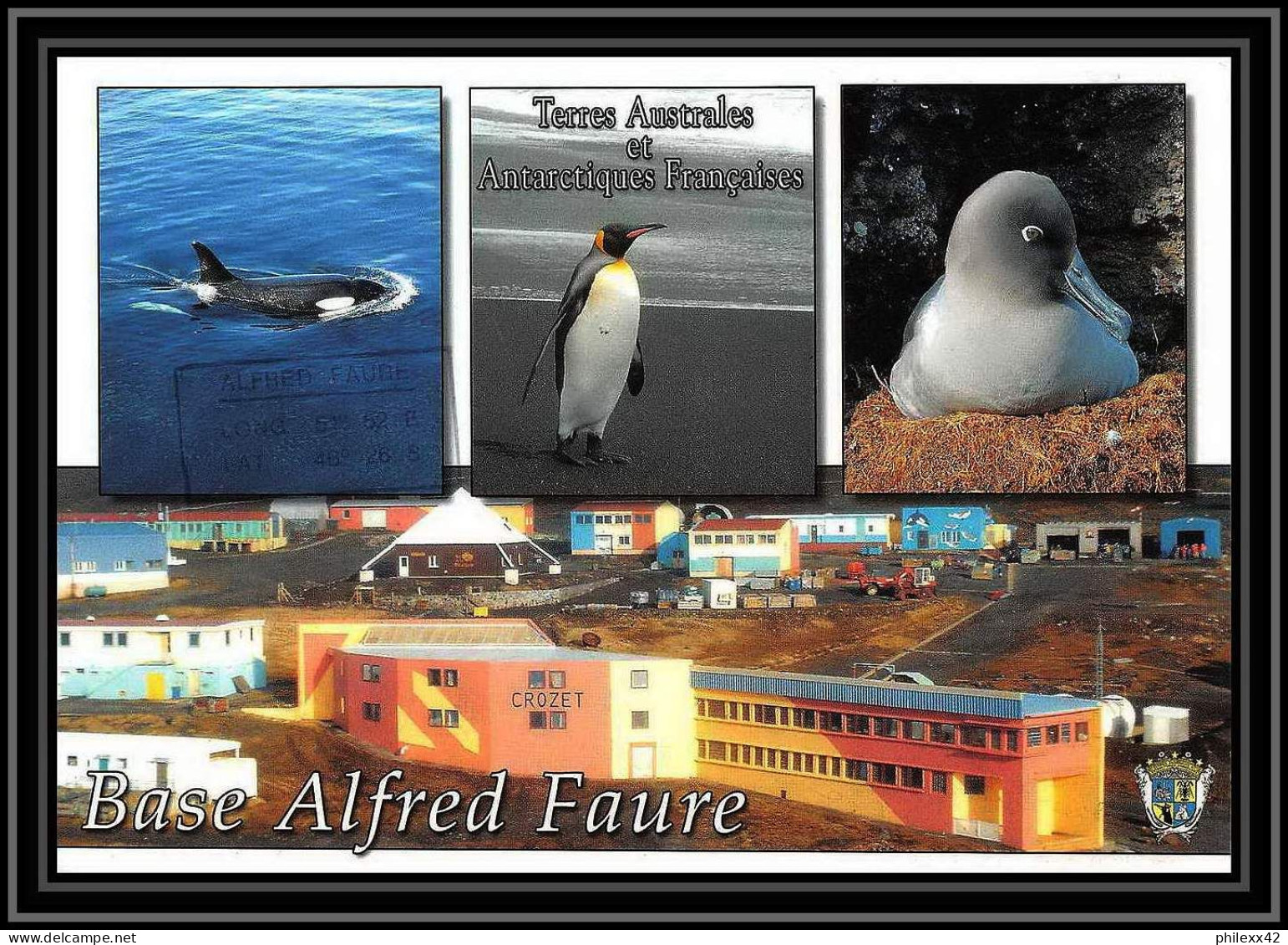 2742 ANTARCTIC Terres Australes (taaf)-carte Postale Dufresne 2 Signé Signed Op 2007/1 N°446 CROZET 5/4/2004 - Antarctische Expedities