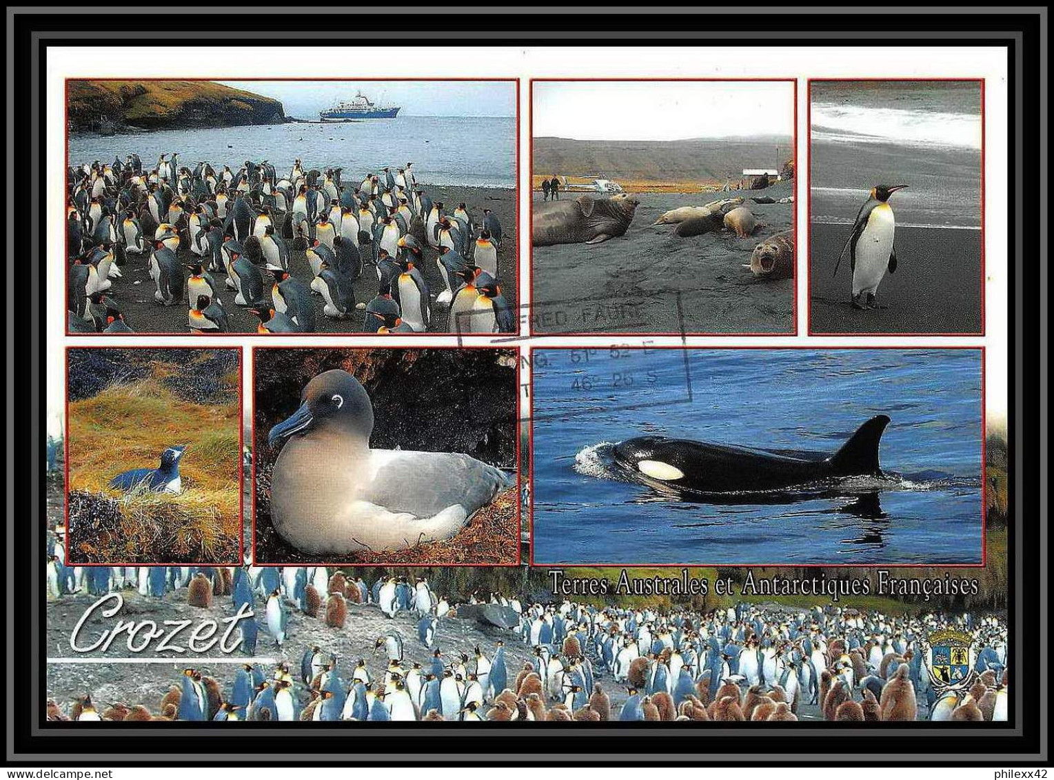 2745 ANTARCTIC Terres Australes (taaf)-carte Postale Dufresne 2 Signé Signed Op 2007/2 N°447 CROZET 23/8/2007 - Briefe U. Dokumente