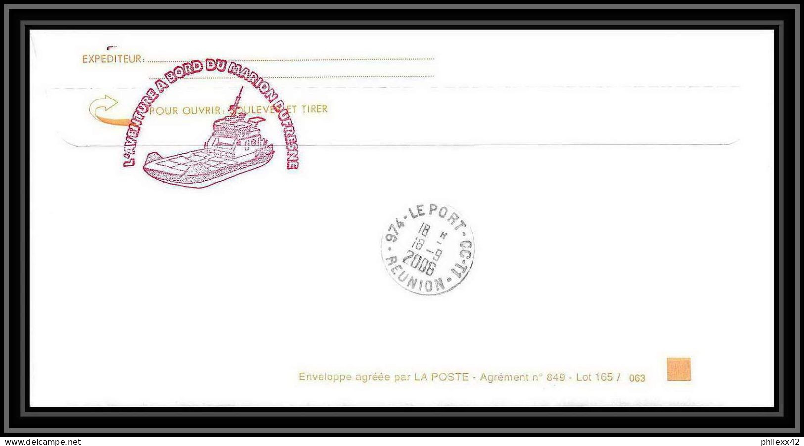 2594 ANTARCTIC Terres Australes LETTRE Dufresne 2 Signé Signed Op 2006/2 Dernière Rotation De Gauthier 23/8/2006 N°431 - Storia Postale