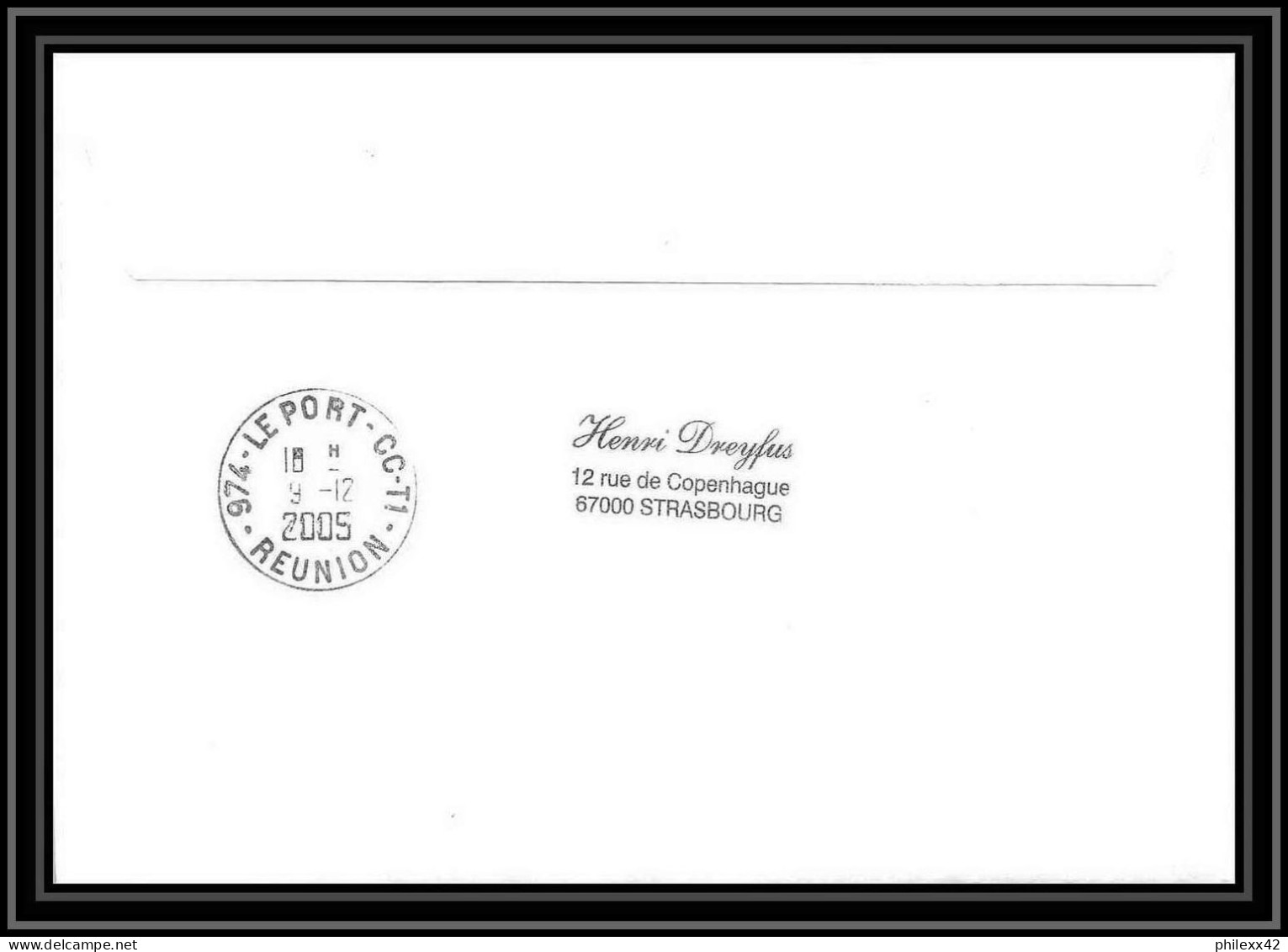 2526 ANTARCTIC Terres Australes TAAF Lettre Cover Dufresne 2 Signé Signed 42 ème Mission 5/10/2005 N° 406 - Storia Postale