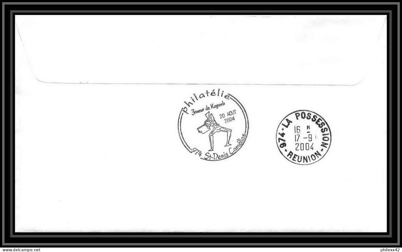 2462 ANTARCTIC Terres Australes TAAF Lettre Cover Dufresne 2 Signé Signed OP 2004/2 N°363 - Briefe U. Dokumente