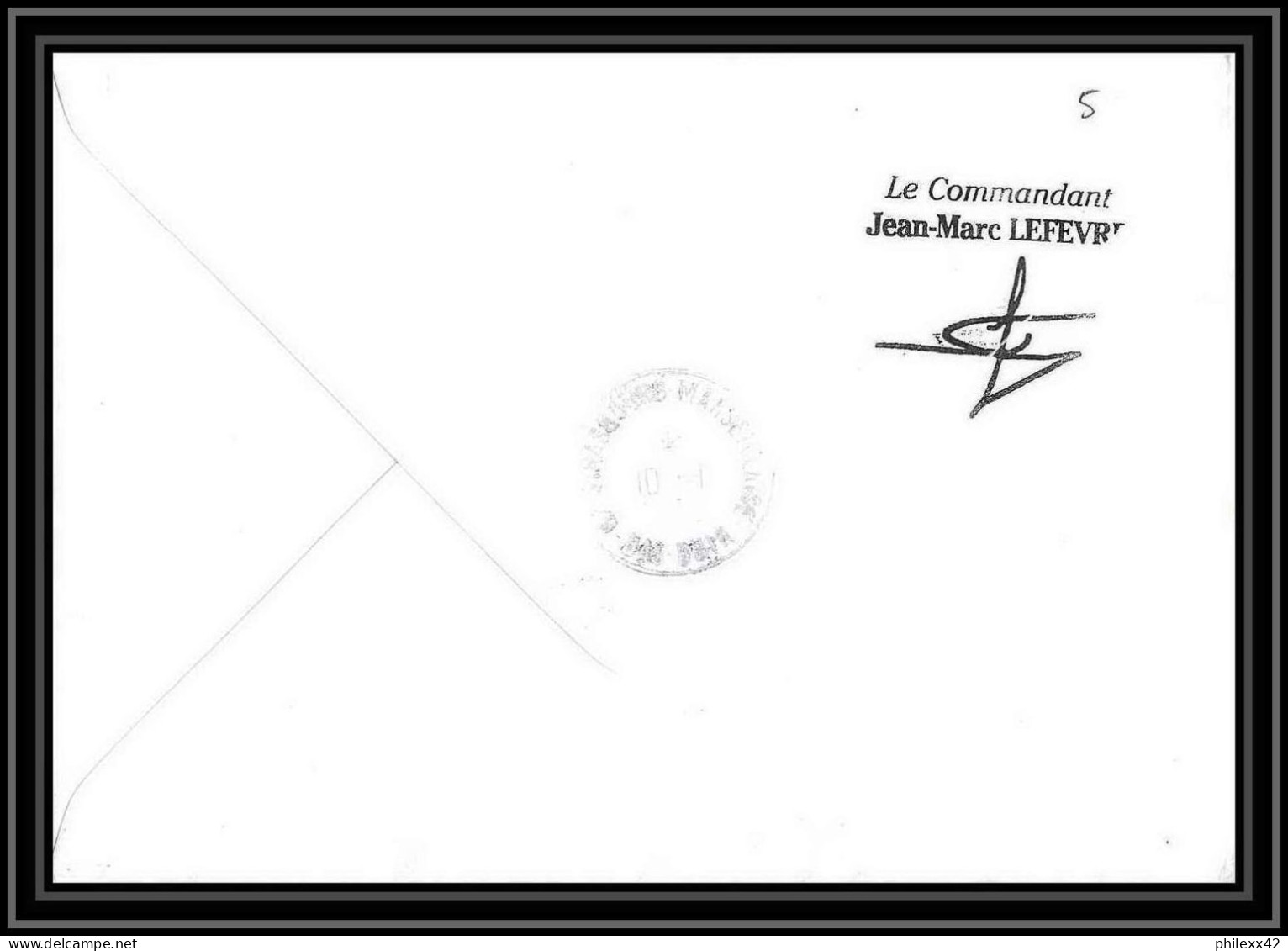 2386 ANTARCTIC Terres Australes TAAF Lettre Cover Dufresne 2 N°330 Helilagon Signé Signed Op 2002/4 6/12/2002 - Spedizioni Antartiche