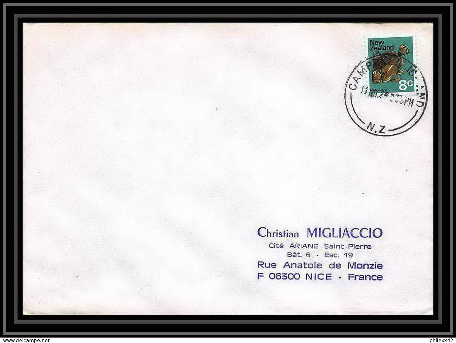 2090 Antarctic Lettre (cover) Nouvelle Zélande New Zeland 11/11/1972 - Stazioni Scientifiche E Stazioni Artici Alla Deriva