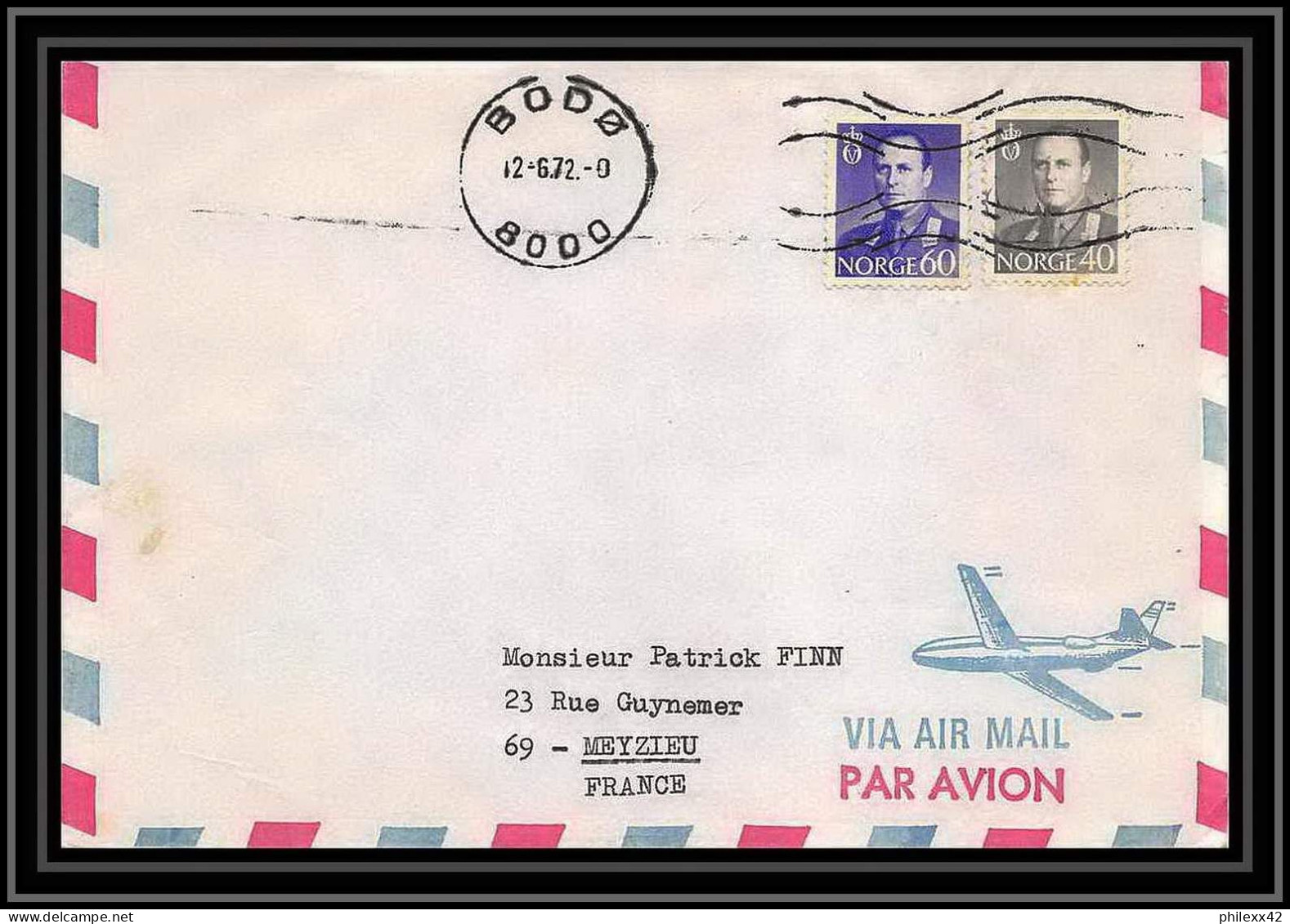 2066 Antarctic Norvège (Norway) Lettre (cover) Odo 2/6/1972 - Briefe U. Dokumente